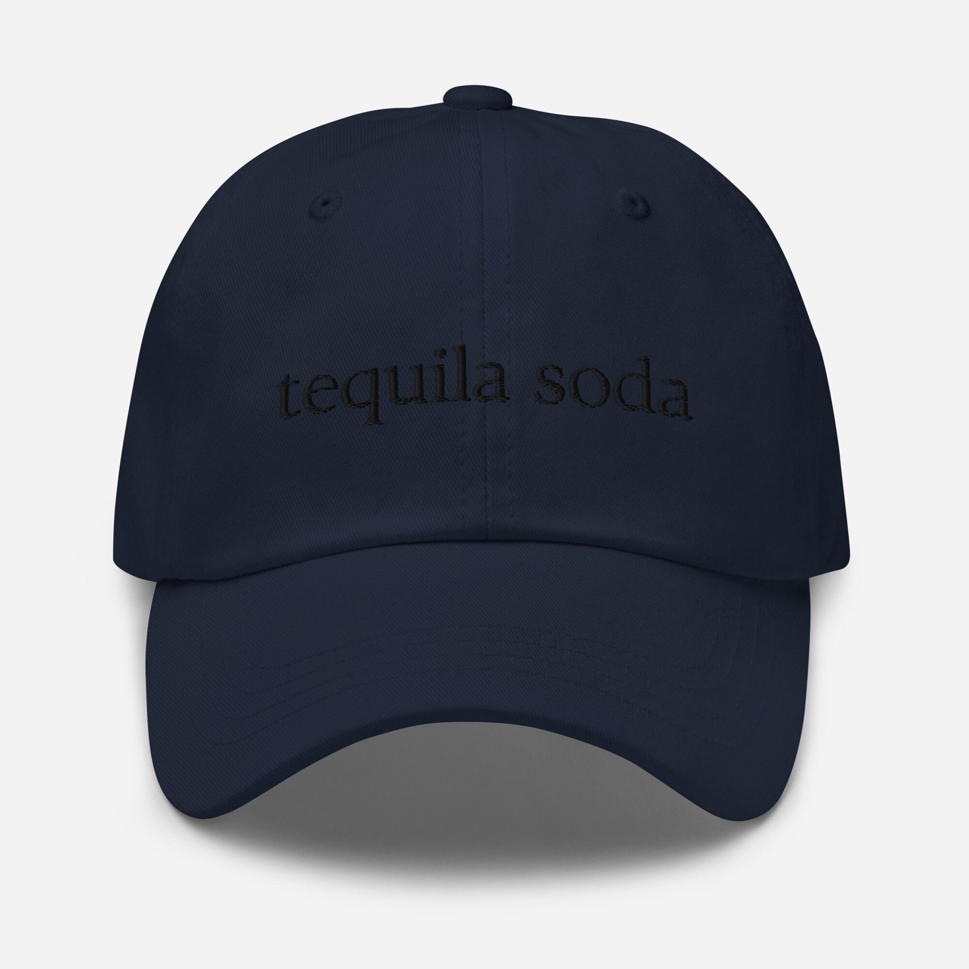 Tequila Soda Dad hat - Gift for Cocktail Fans - Cotton Embroidered Cap