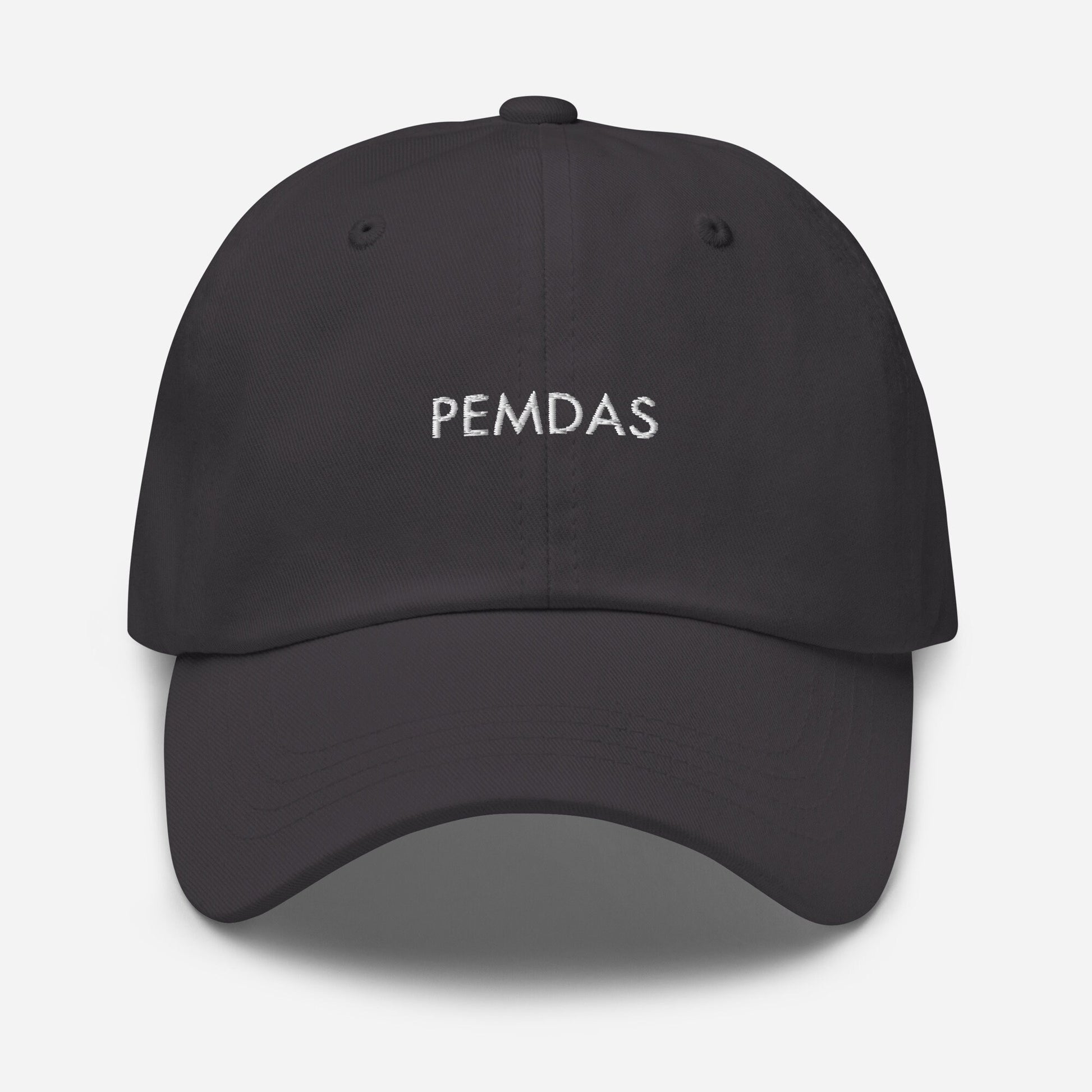 PEDMAS Hat - Math Grads - Order of Operations Lovers & Haters - Handmade Embroidered Cap