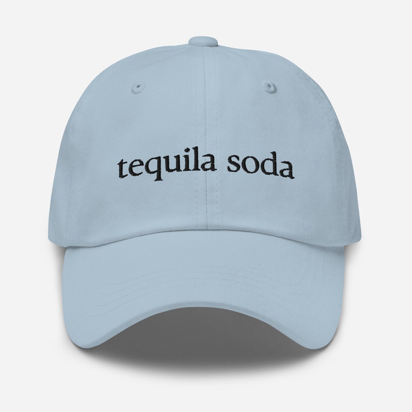 Tequila Soda Dad hat - Gift for Cocktail Fans - Cotton Embroidered Cap