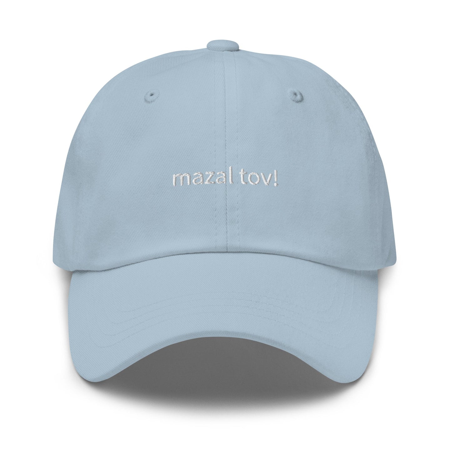 Mazal hat - Funny Jewish Gift - Multiple Colors - Cotton Embroidered