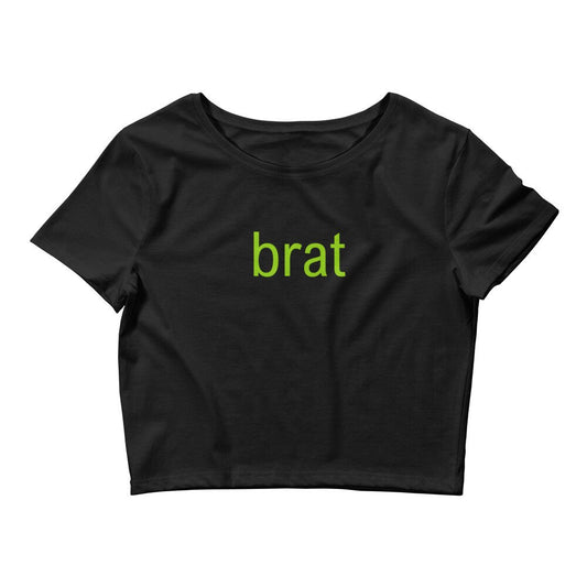 Brat Baby Fit Shirt - Multiple Colors Crop Top - Minimalist Design T Shirt
