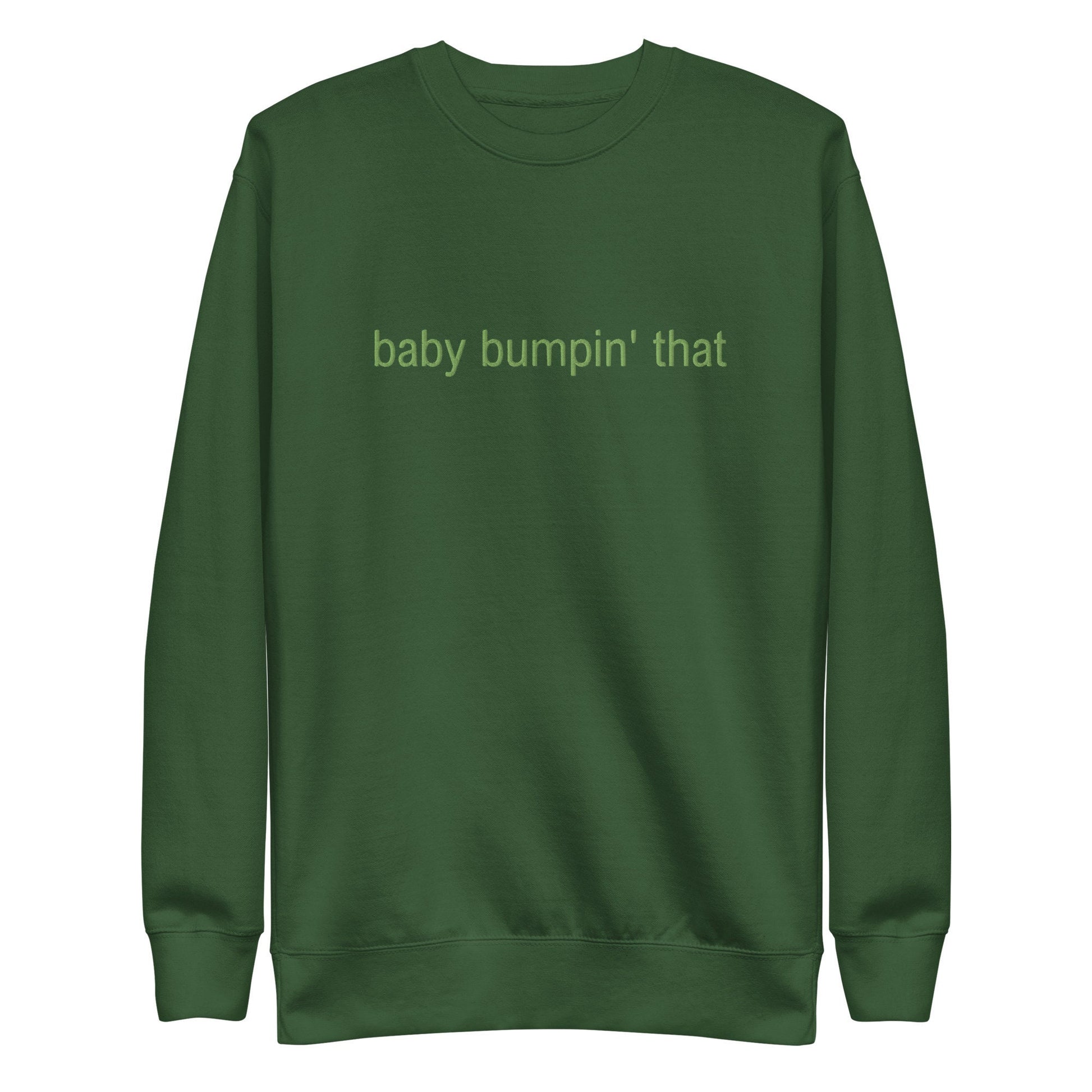 bumpin&#39; that sweater - Maternity Gift - Cotton Crewneck - Multiple Colors