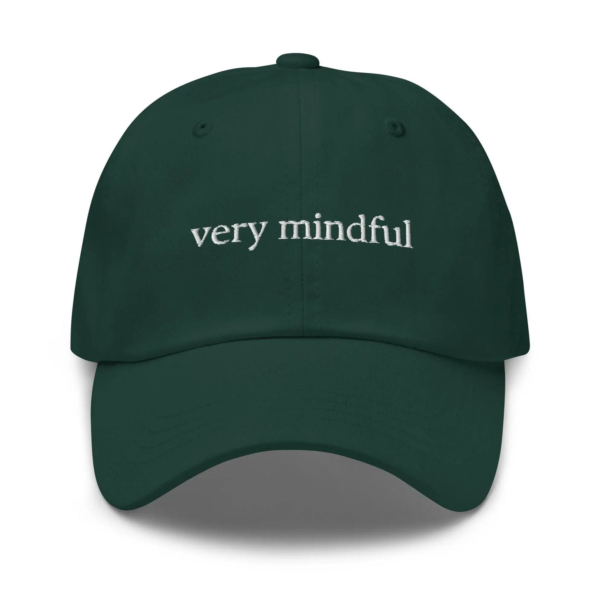 Very Mindful hat - Very Demure, Very Mindful - Cotton Embroidered Minimalism - Bestie Gift - Multiple Colors