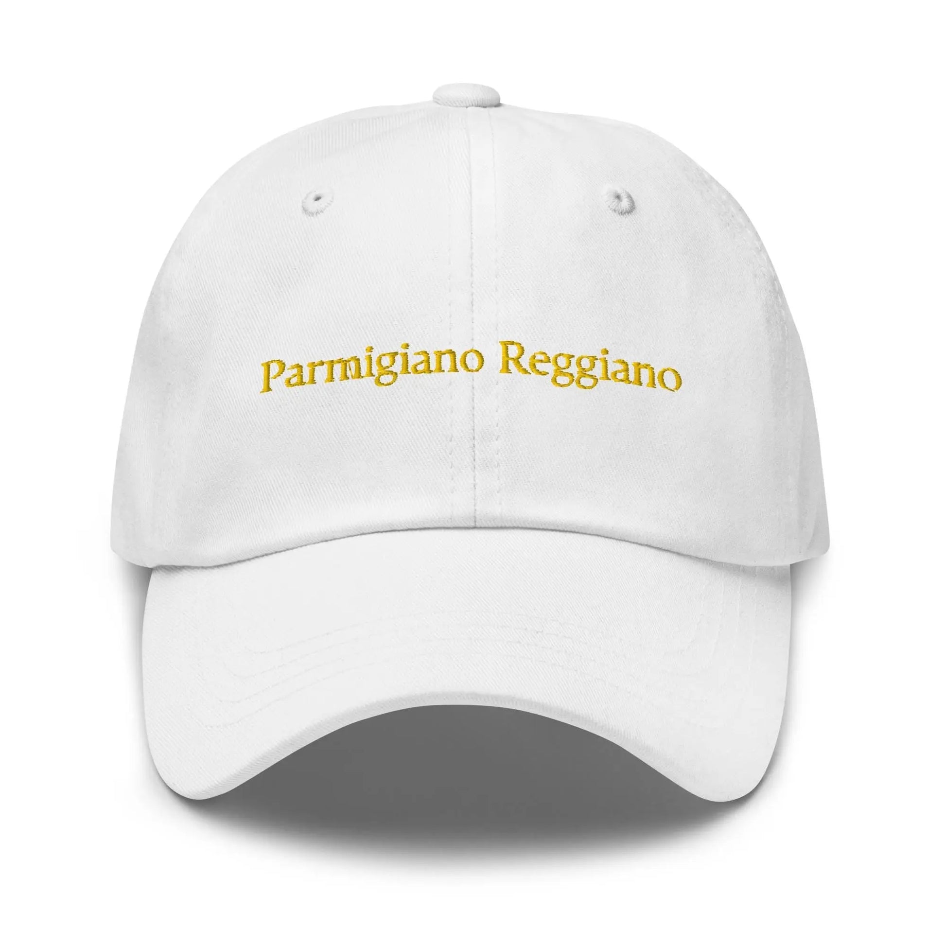 Parmigiano Reggiano Hat - Italian Food Gift - King of Cheese - Embroidered Cotton Cap - Multiple Colors