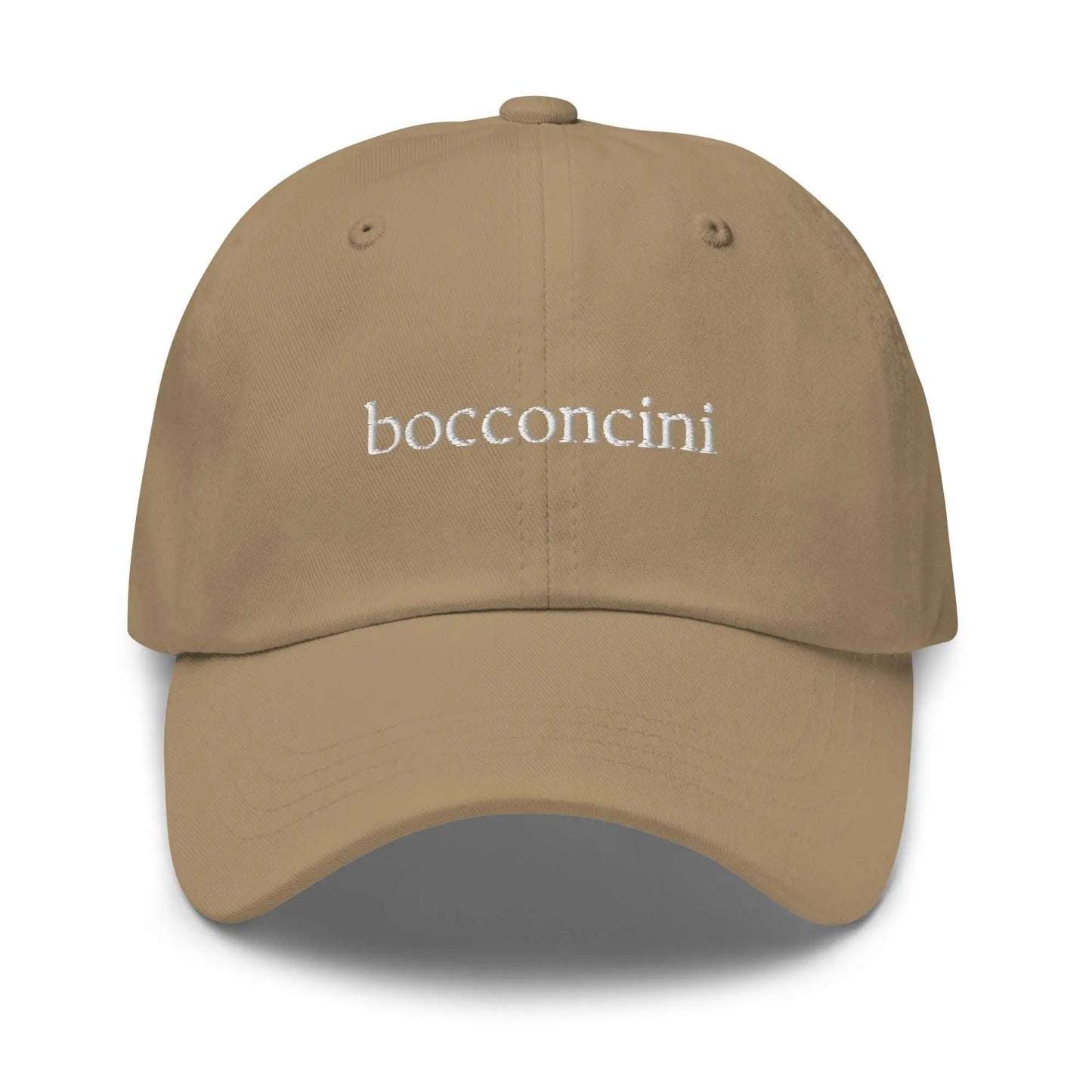 Bocconcini Hat - Italian Cheese Treats From Heaven - Cotton Embroidered Dad Cap - Multiple Colors