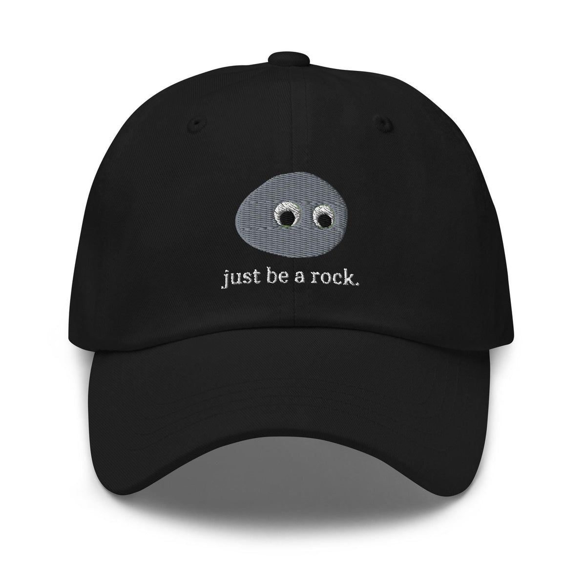 Just Be a Rock Hat - Film Fan Gift - Embroidered Cotton Cap