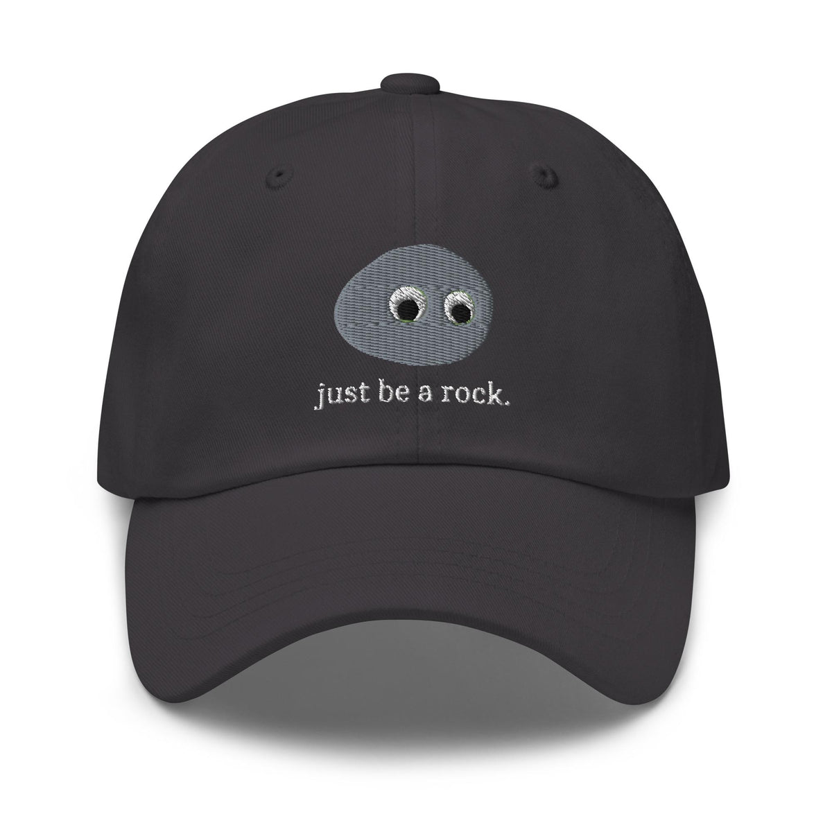 Just Be a Rock Hat - Film Fan Gift - Embroidered Cotton Cap