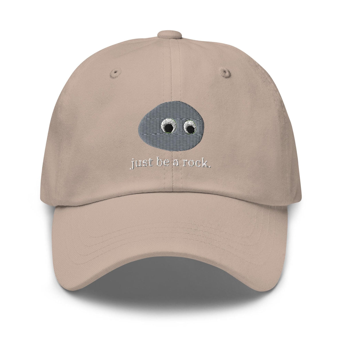 Just Be a Rock Hat - Film Fan Gift - Embroidered Cotton Cap