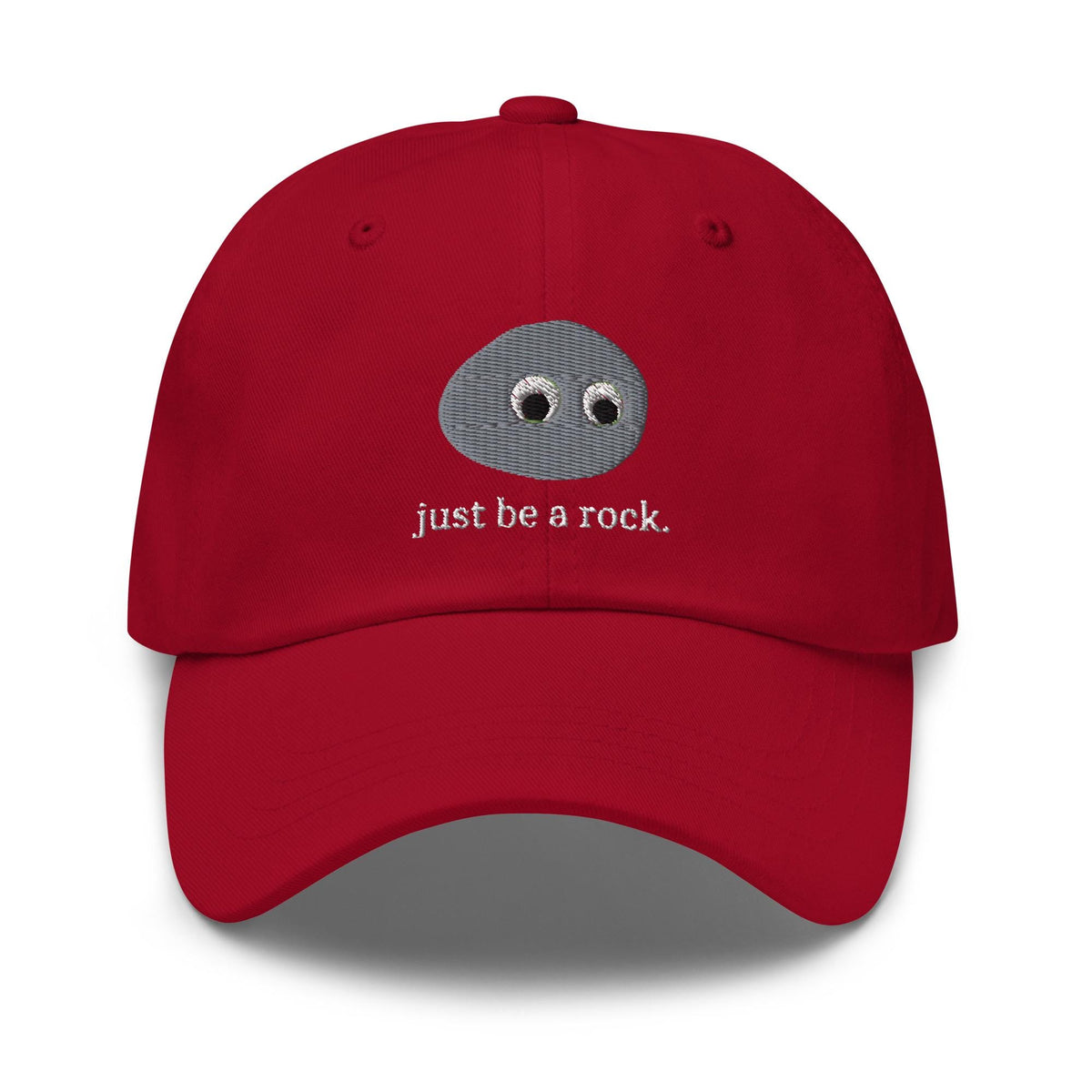 Just Be a Rock Hat - Film Fan Gift - Embroidered Cotton Cap