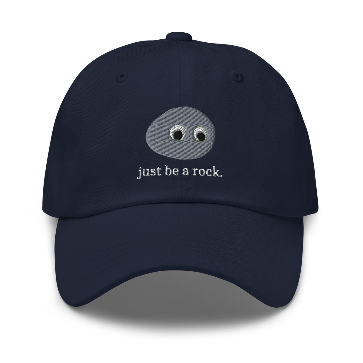 Just Be a Rock Hat - Film Fan Gift - Embroidered Cotton Cap