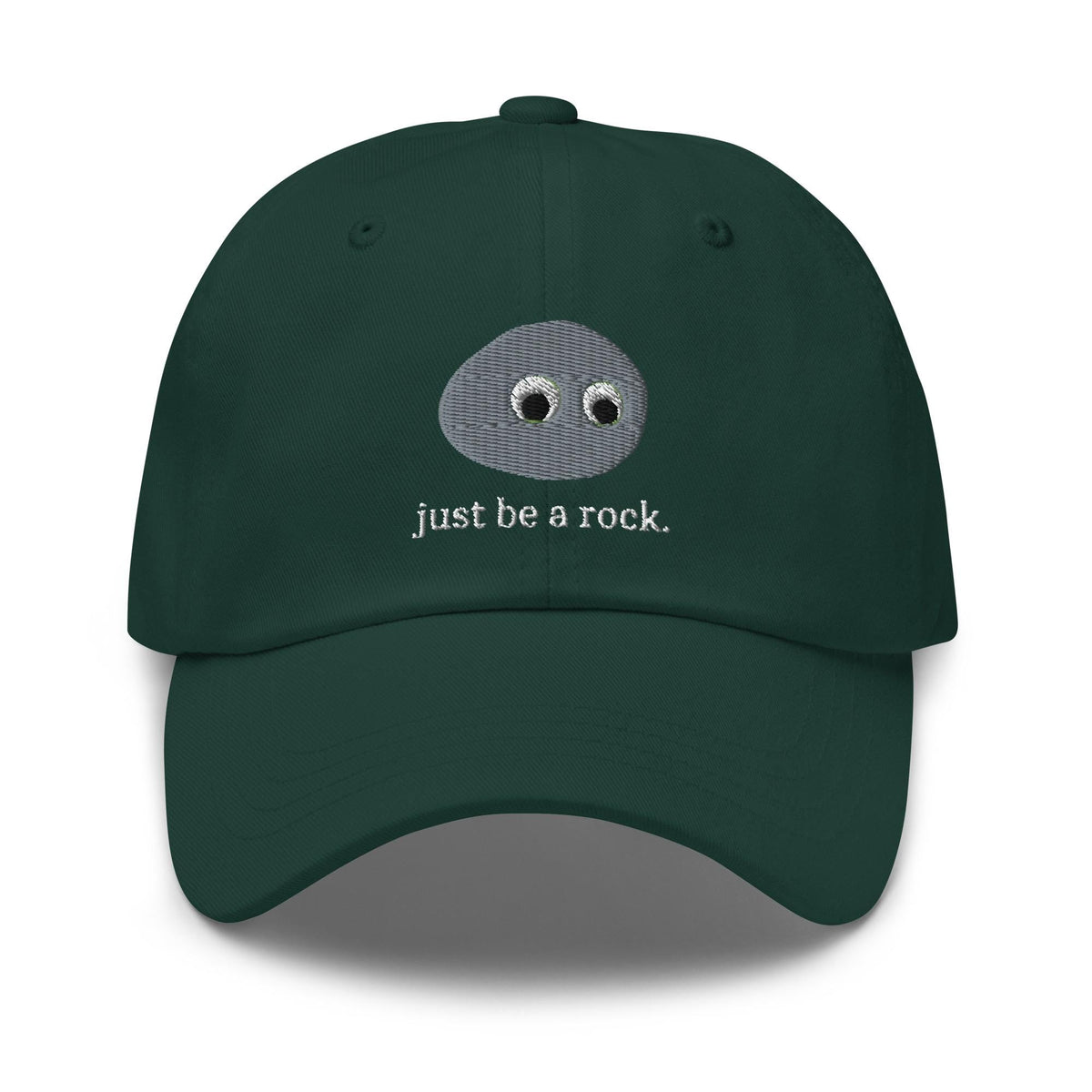 Just Be a Rock Hat - Film Fan Gift - Embroidered Cotton Cap