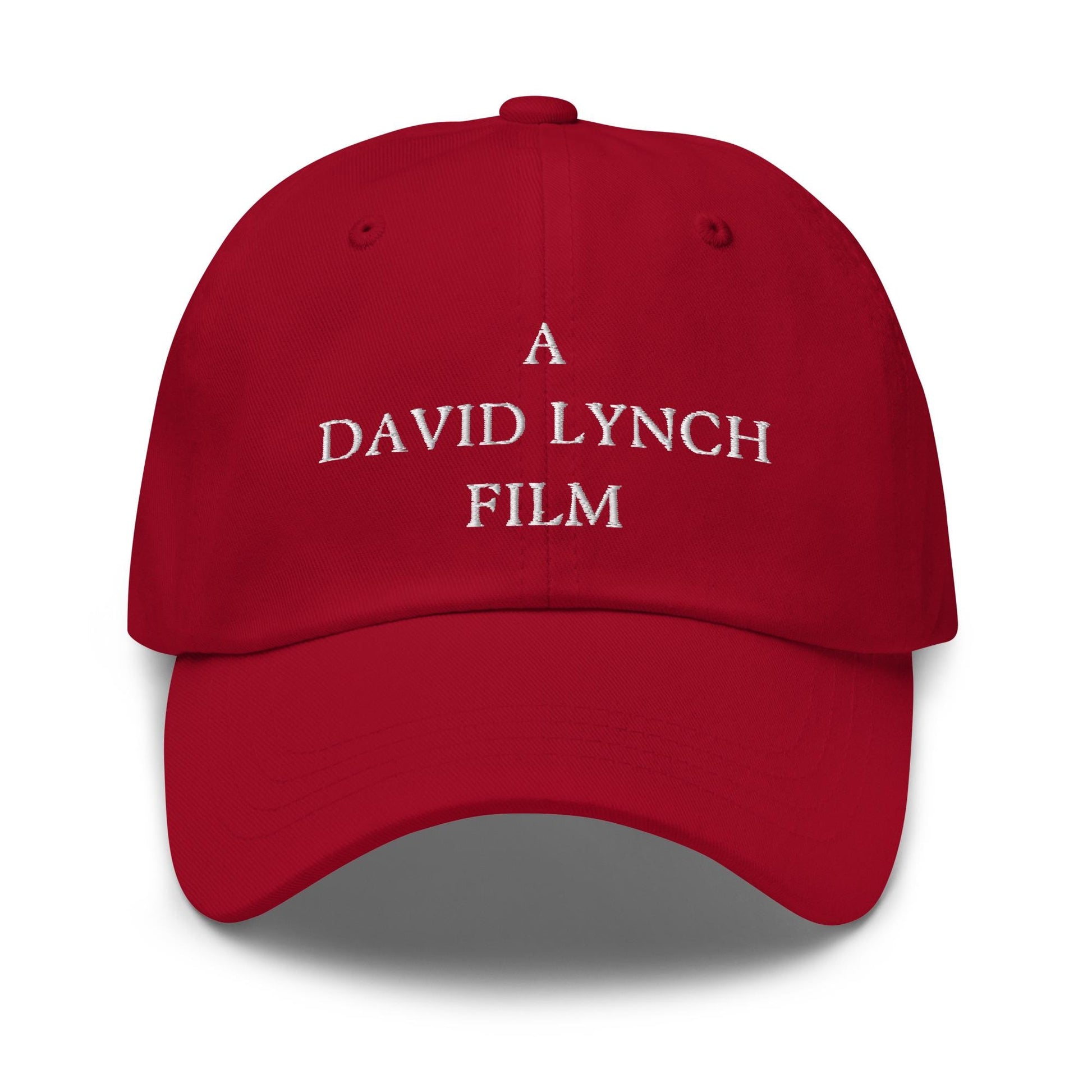 DAVID LYNCH Hat - Gift for Film Fans - Cotton Embroidered Dad Cap - Multiple Colors