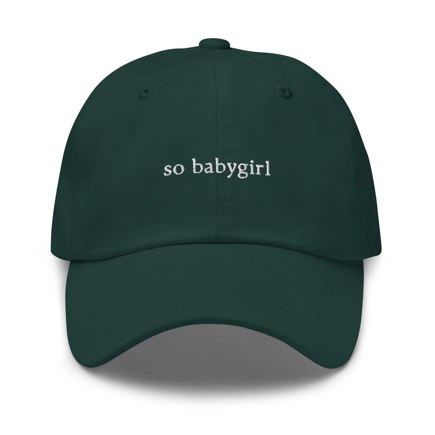 Babygirl Hat - Gift for Sensitive Soft Boys - Cotton Embroidered Dad Cap - Multiple Colors