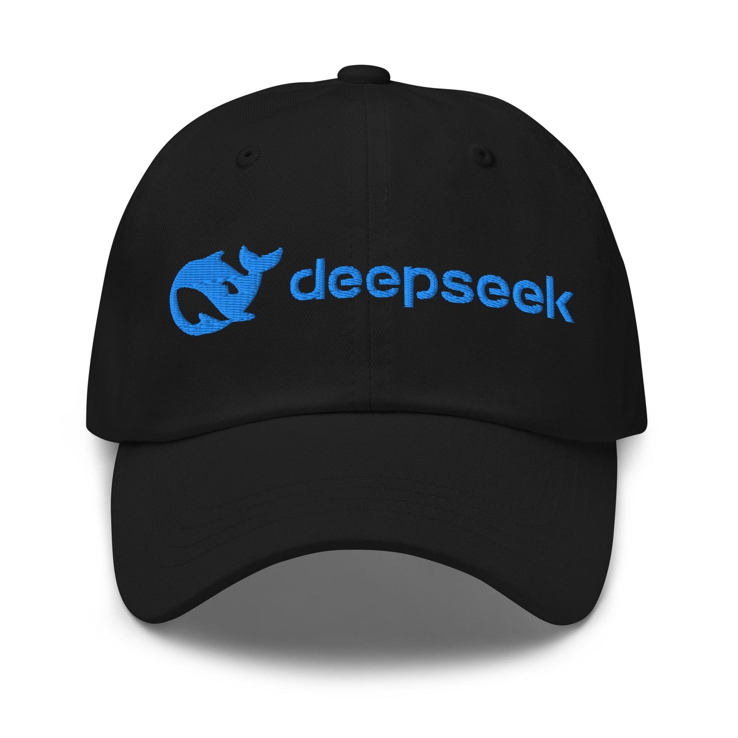 Deep Seek AI Hat - Gift for Tech Enthusiasts - Embroidered Cotton Cap - Dad Fit - Multiple Color Options