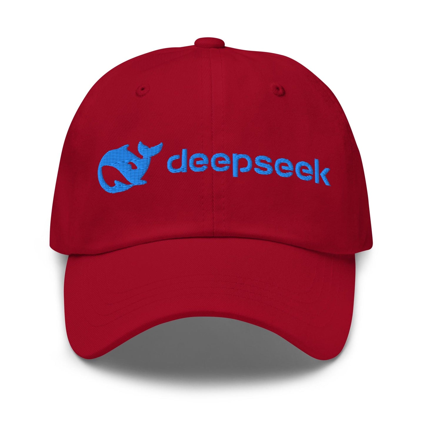 Deep Seek AI Hat - Gift for Tech Enthusiasts - Embroidered Cotton Cap - Dad Fit - Multiple Color Options