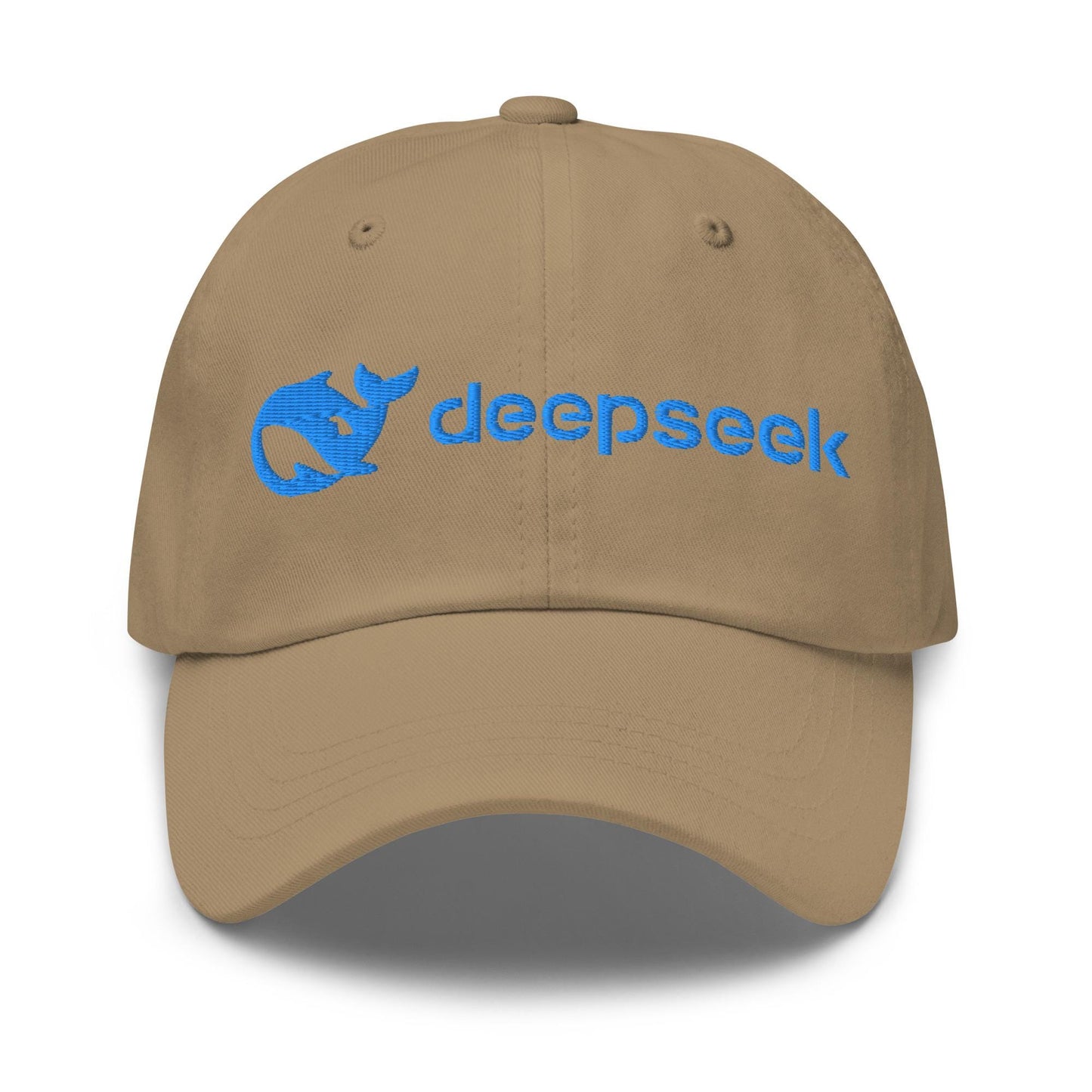 Deep Seek AI Hat - Gift for Tech Enthusiasts - Embroidered Cotton Cap - Dad Fit - Multiple Color Options