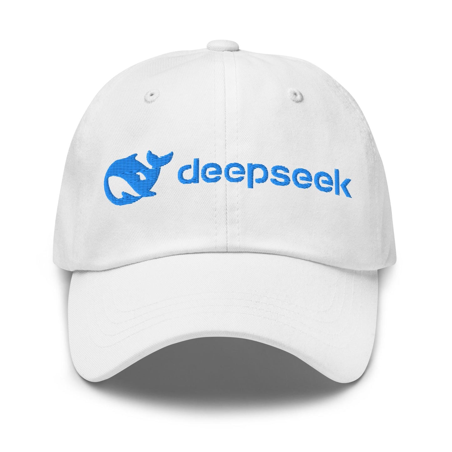 Deep Seek AI Hat - Gift for Tech Enthusiasts - Embroidered Cotton Cap - Dad Fit - Multiple Color Options