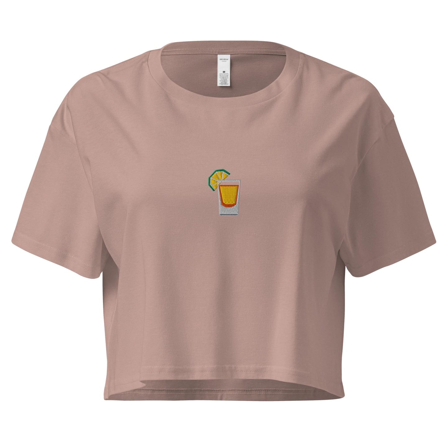 Tequila Shot Crop Top - For Margarita Lovers - Baby Fit T Shirt