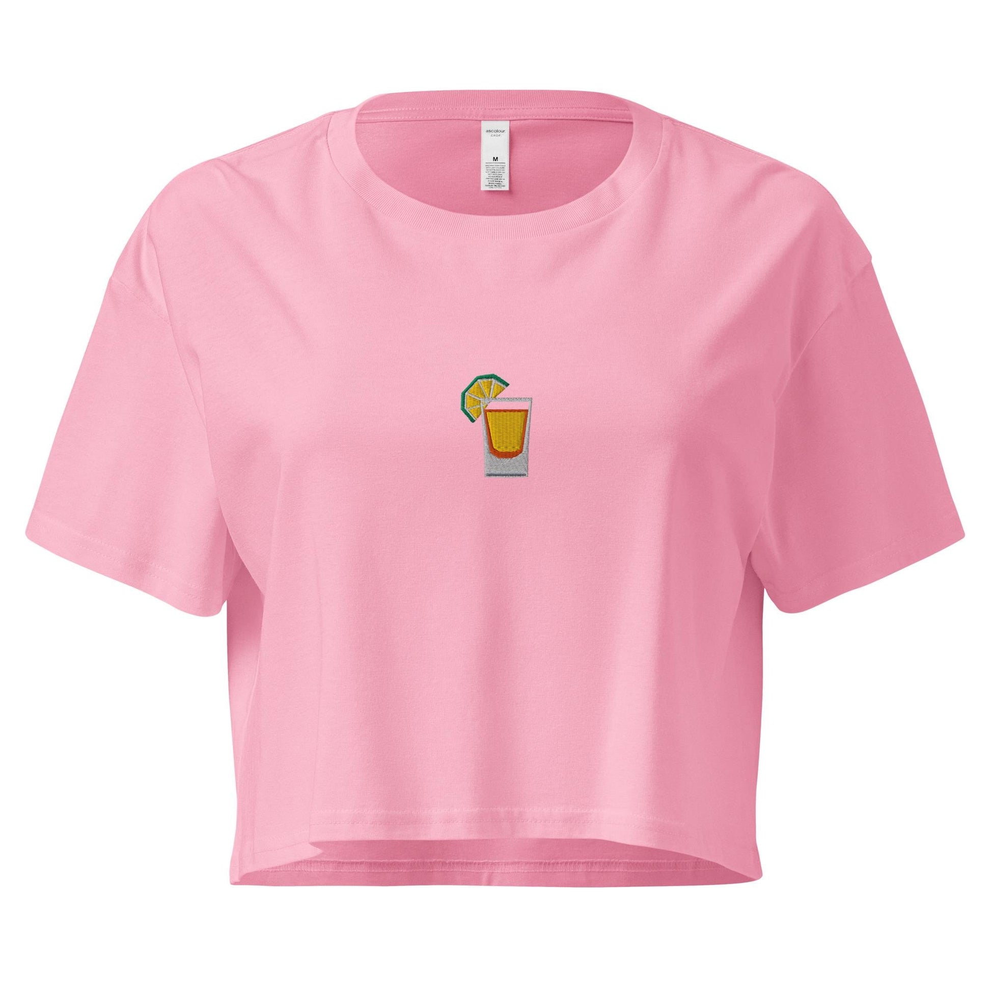 Tequila Shot Crop Top - For Margarita Lovers - Baby Fit T Shirt