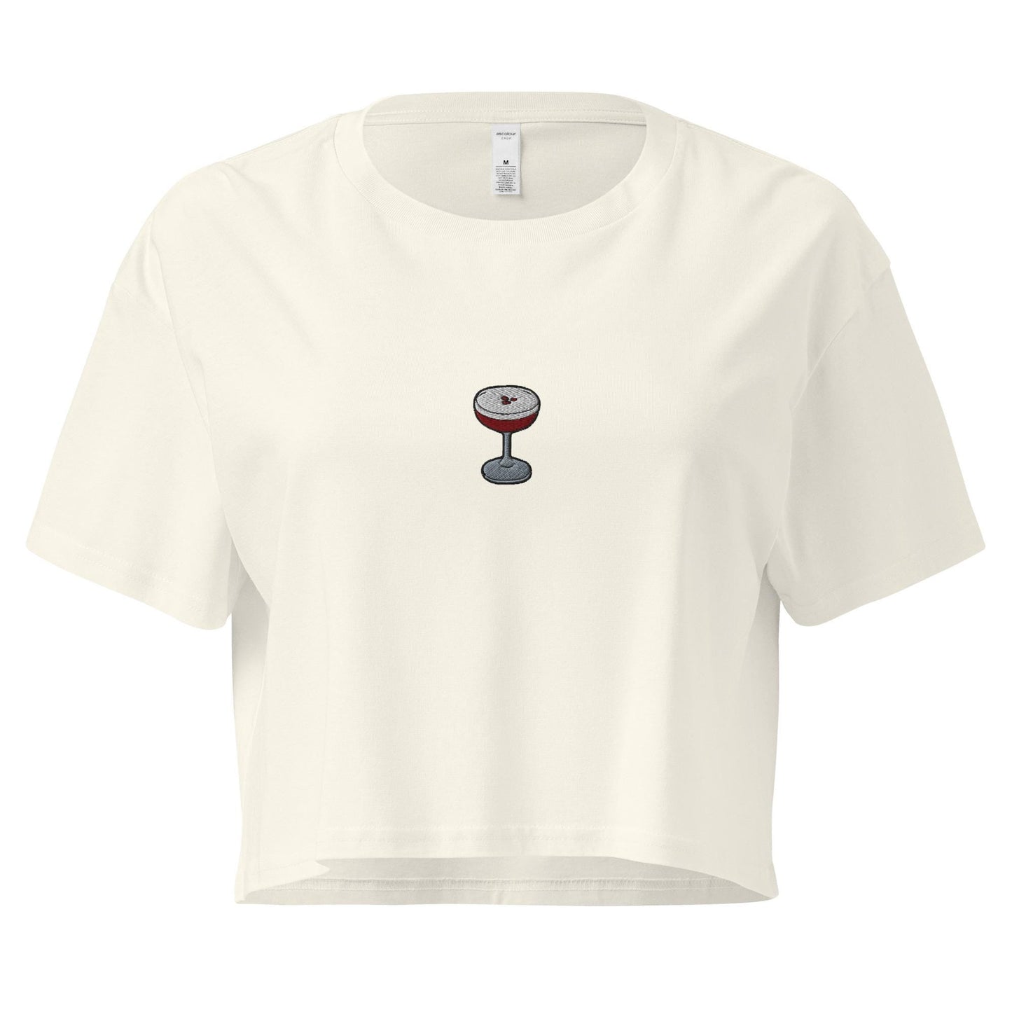 Espresso Martini Crop Top - For Coffee Cocktail Lovers - Baby Fit T Shirt