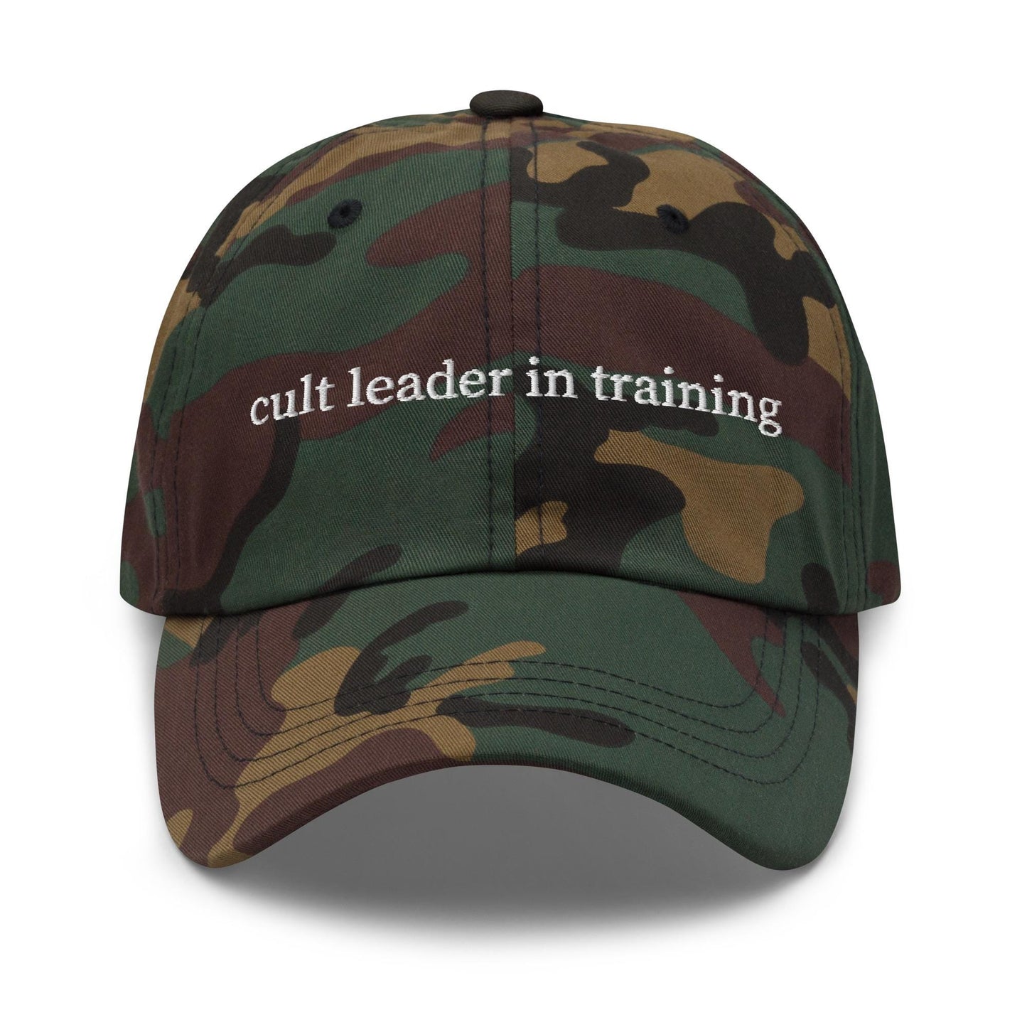 Cult Leader Hat - For the Reality Influencer In Your Life - Cotton Embroidered - Dad Fit - Multiple Colour Options