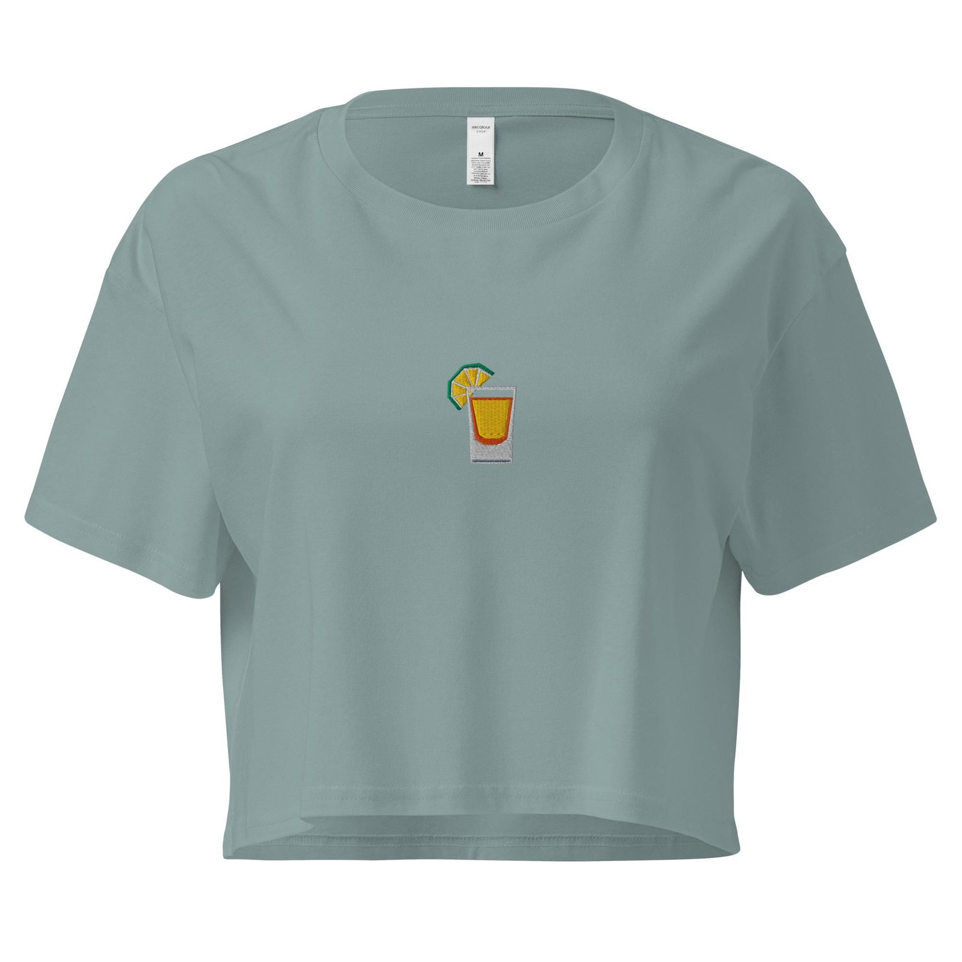 Tequila Shot Crop Top - For Margarita Lovers - Baby Fit T Shirt