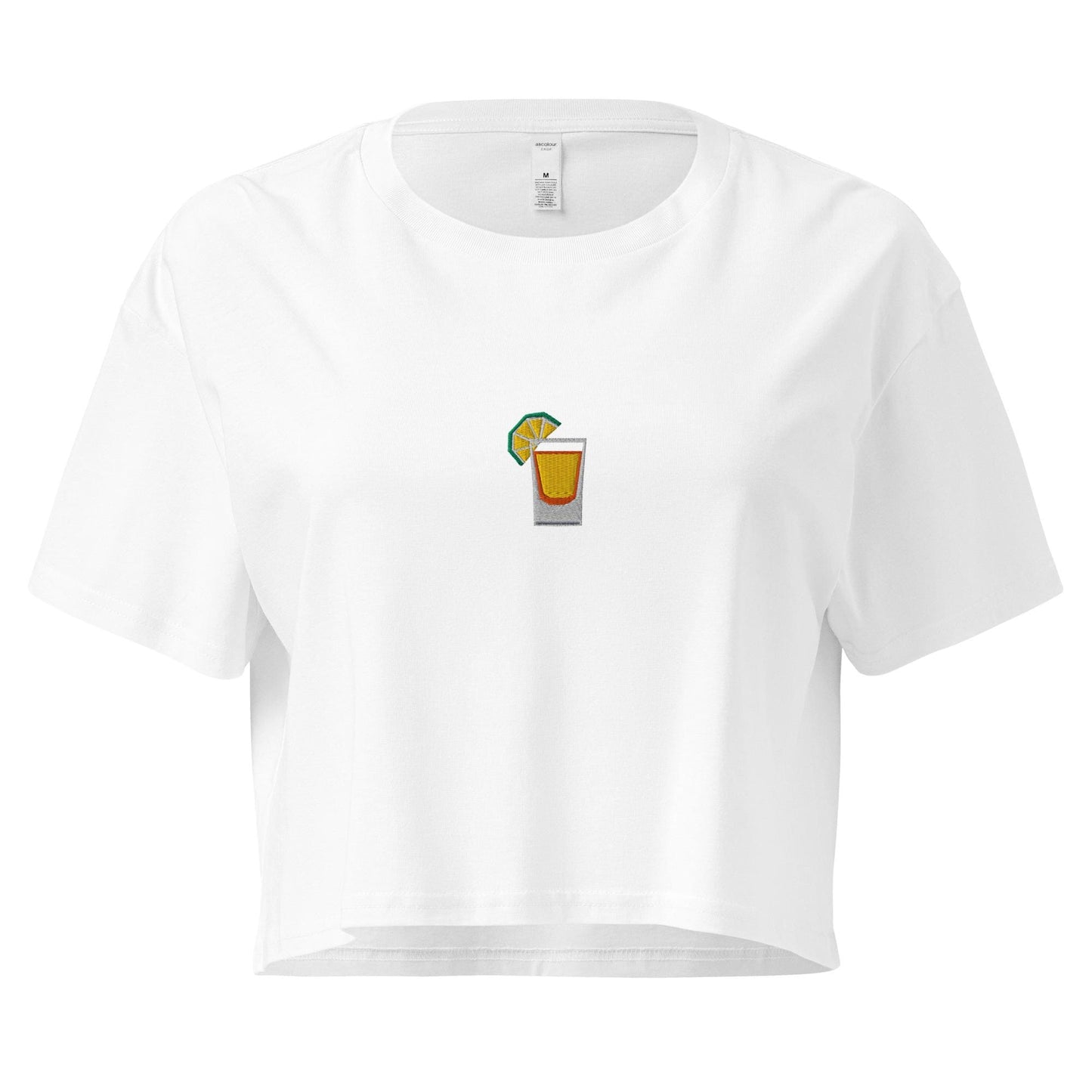 Tequila Shot Crop Top - For Margarita Lovers - Baby Fit T Shirt