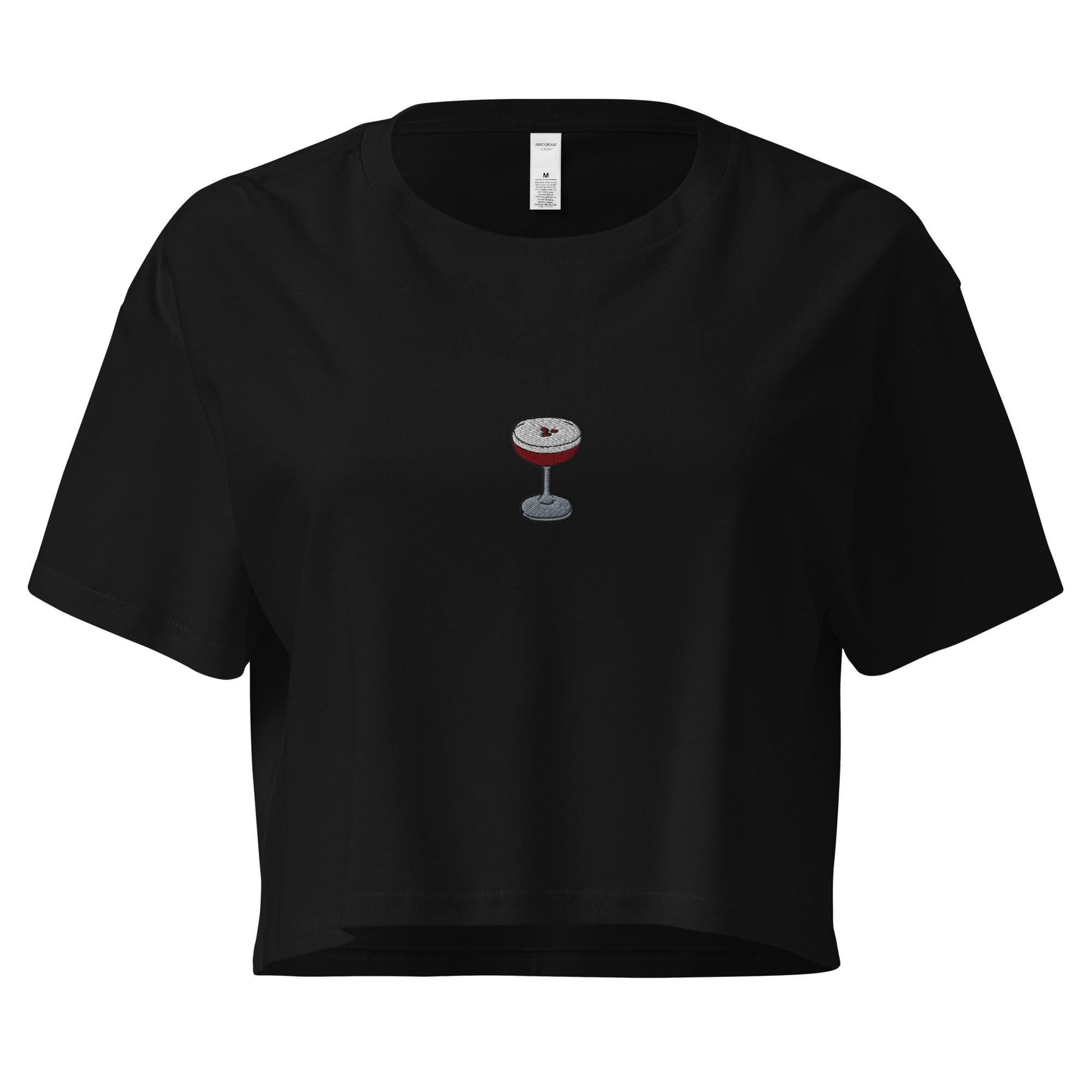 Espresso Martini Crop Top - For Coffee Cocktail Lovers - Baby Fit T Shirt