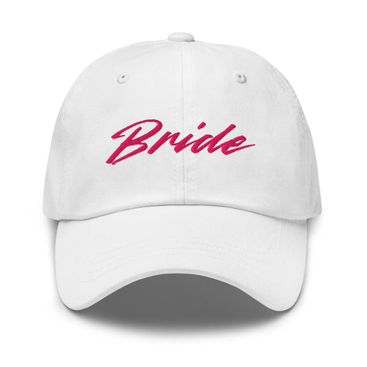 Bride Hat - Bachelorette Party Gift - Embroidered Wedding Cap - Multiple Colors