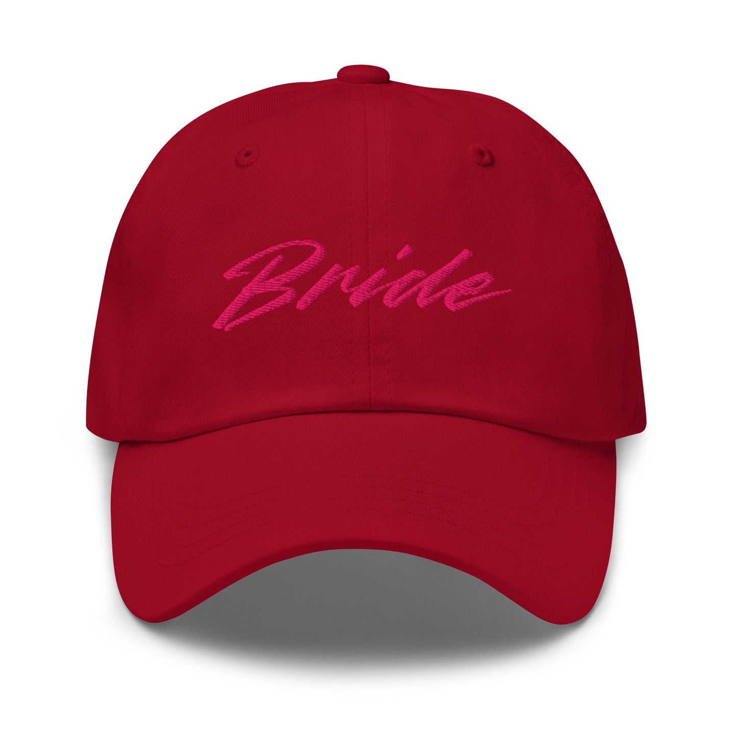 Bride Hat - Bachelorette Party Gift - Embroidered Wedding Cap - Multiple Colors
