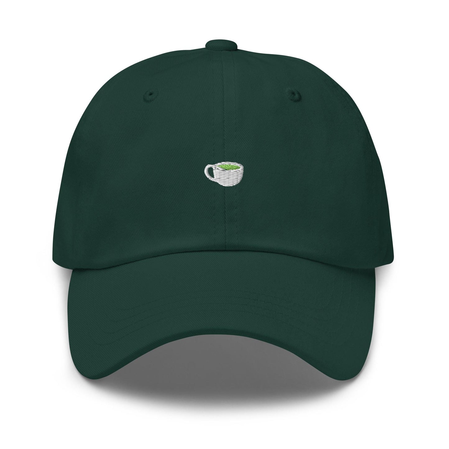 Matcha Latte Dad Hat - Green Cream Cap - Aesthetic Cozy Style - Embroidered - Multiple Colors