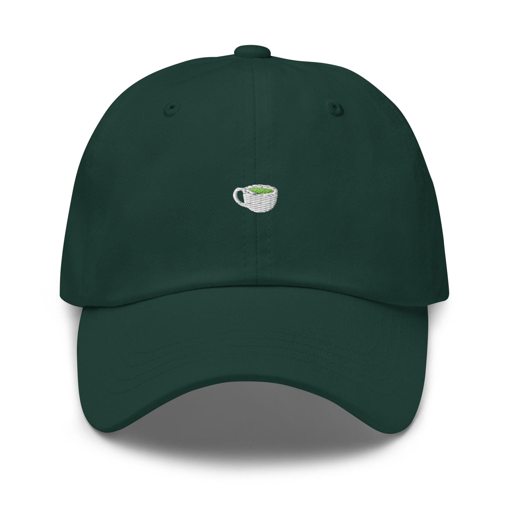 Matcha Latte Dad Hat - Green Cream Cap - Aesthetic Cozy Style - Embroidered - Multiple Colors