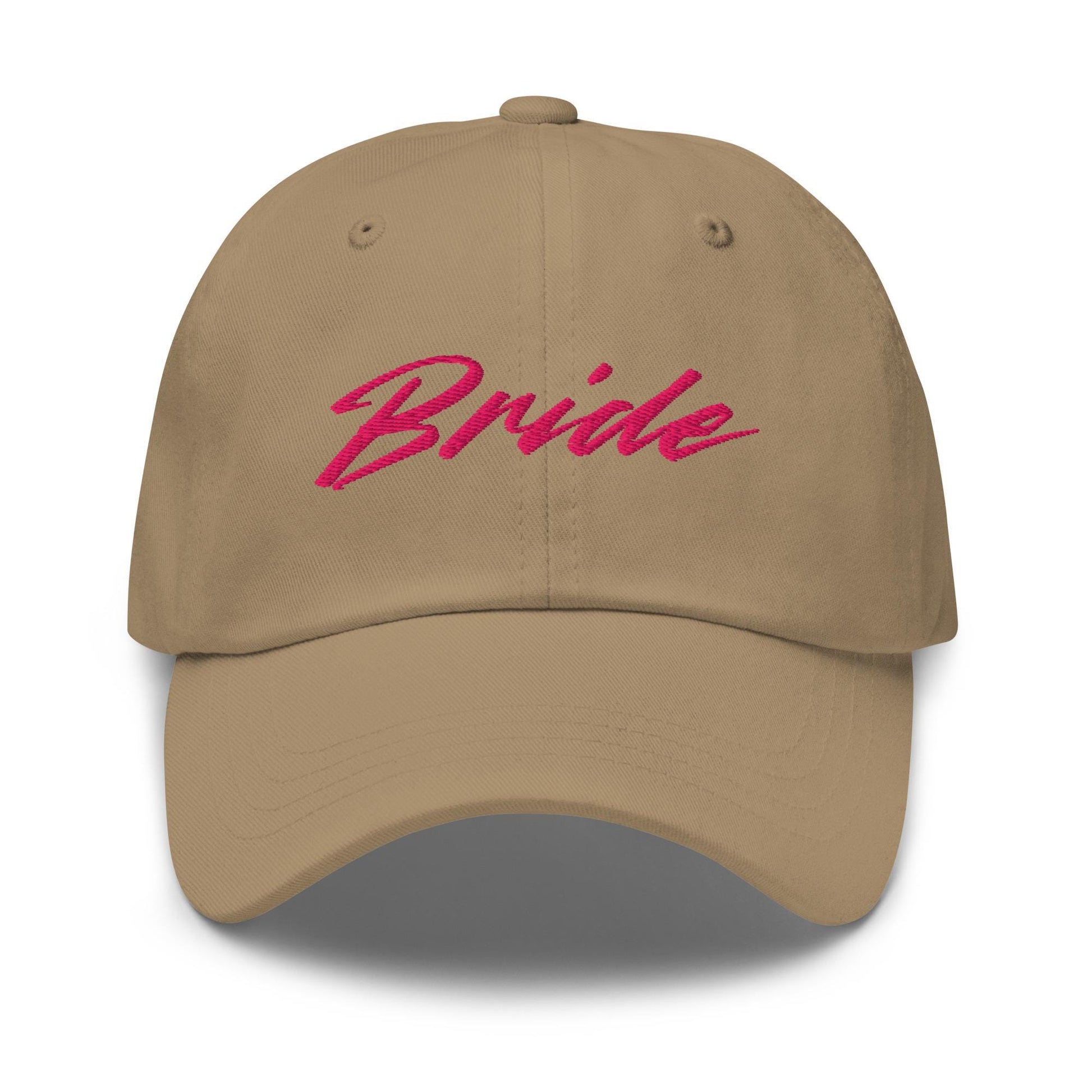 Bride Hat - Bachelorette Party Gift - Embroidered Wedding Cap - Multiple Colors