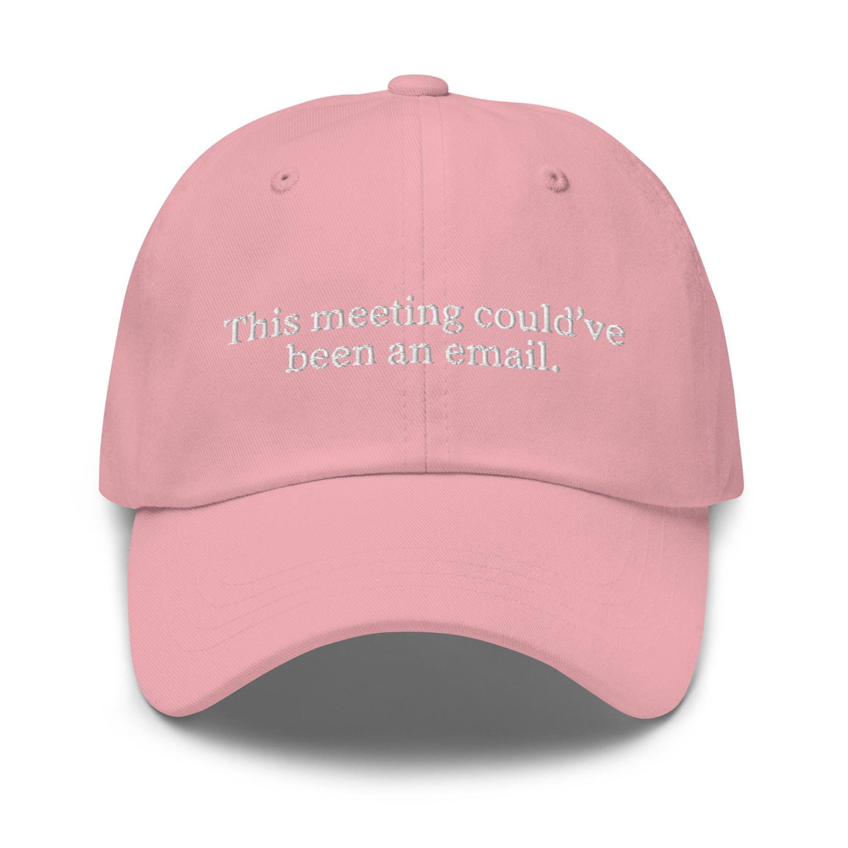 The Meeting Could've Been an Email Hat - Funny Office Cap - Embroidered - Multiple Colors