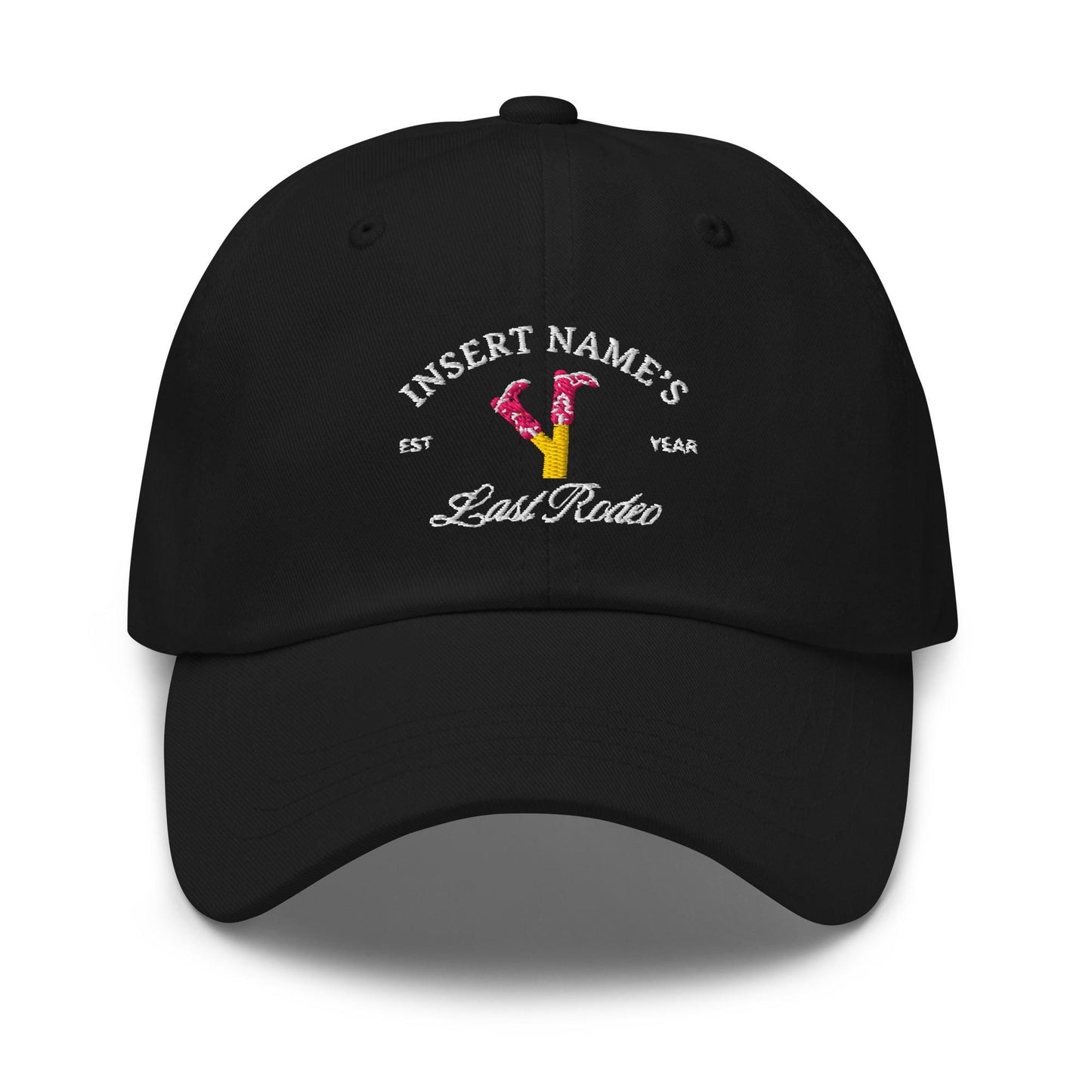 Last Rodeo Bachelorette Hat – Custom Bride Cowboy Hat, Embroidered Western Bachelorette Party Cap with Name and Year