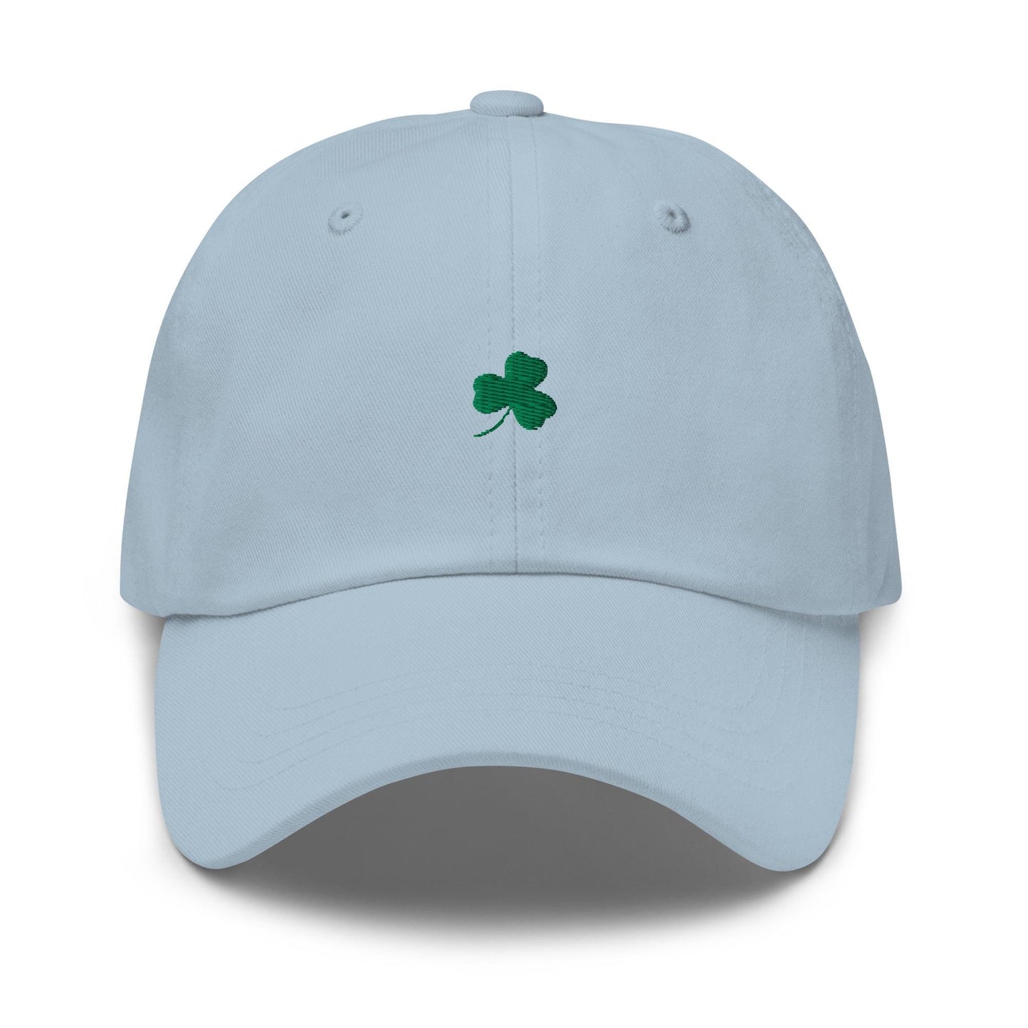 Minimalist Shamrock Dad Hat - Subtle St. Patrick's Day Cap - Simple Irish Clover