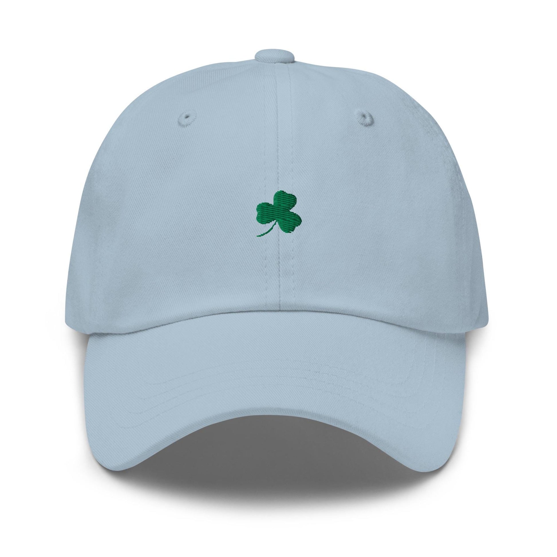 Minimalist Shamrock Dad Hat - Subtle St. Patrick's Day Cap - Simple Irish Clover