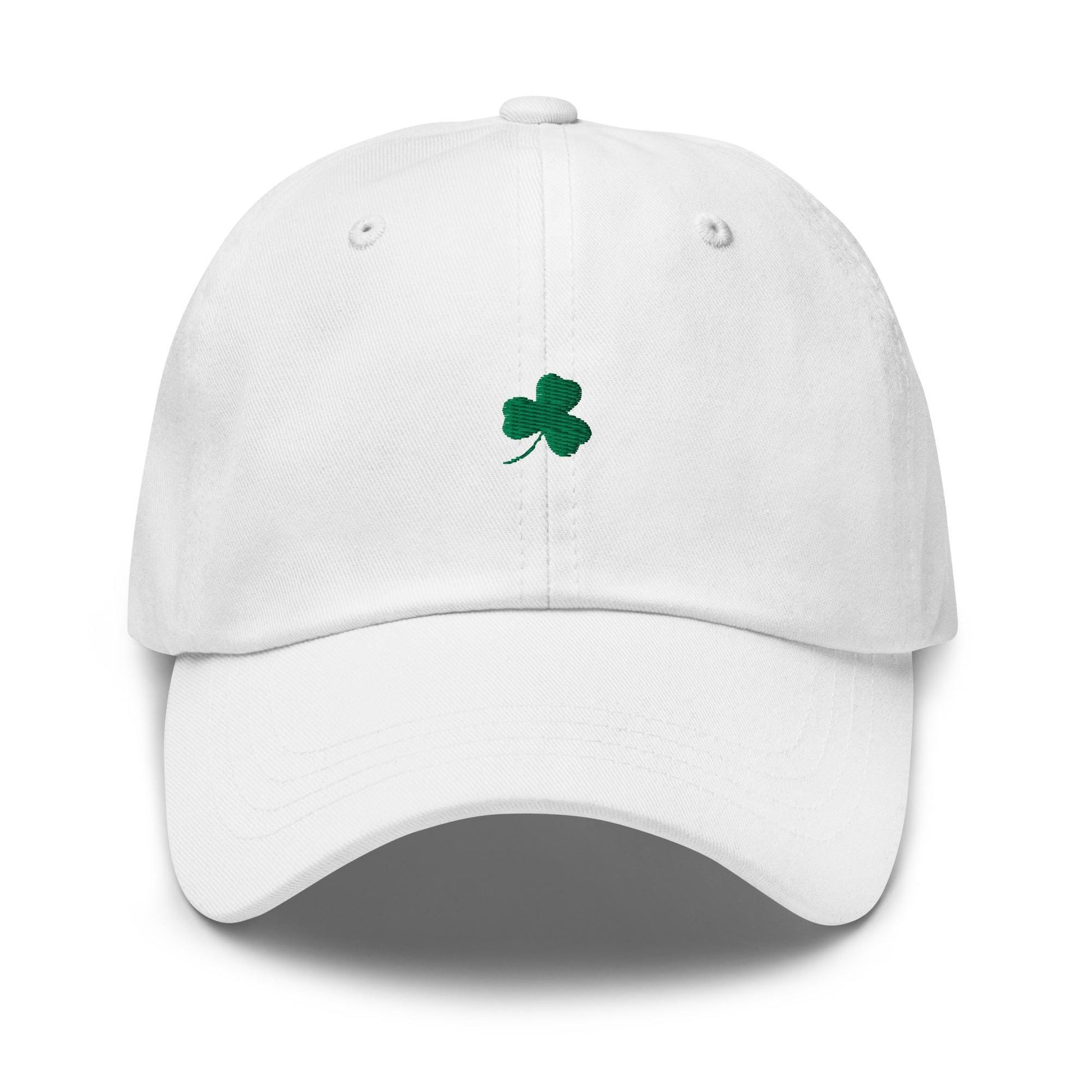 Minimalist Shamrock Dad Hat - Subtle St. Patrick's Day Cap - Simple Irish Clover