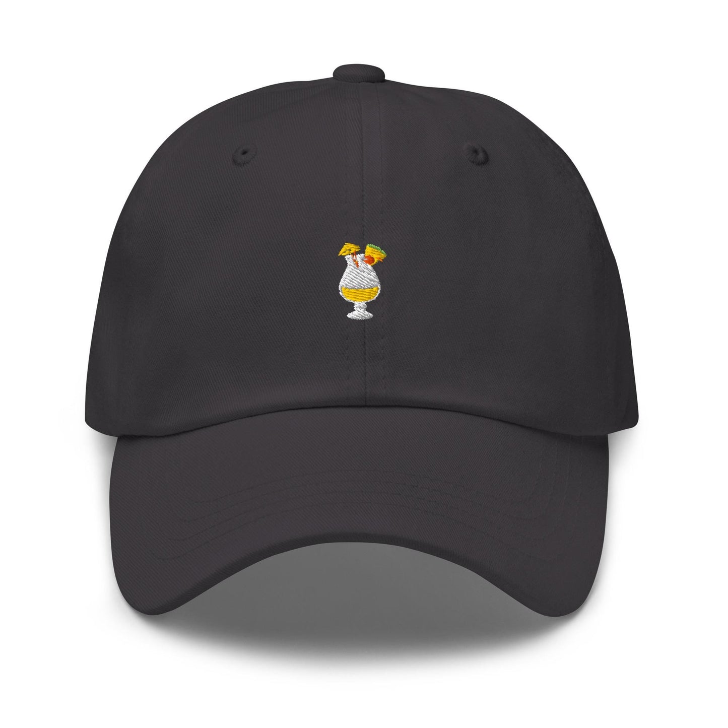 Pina Colada Hat - Embroidered Tropical Drink Cap - Funny Vacationcore Gift - Soft Cocktail Aesthetic