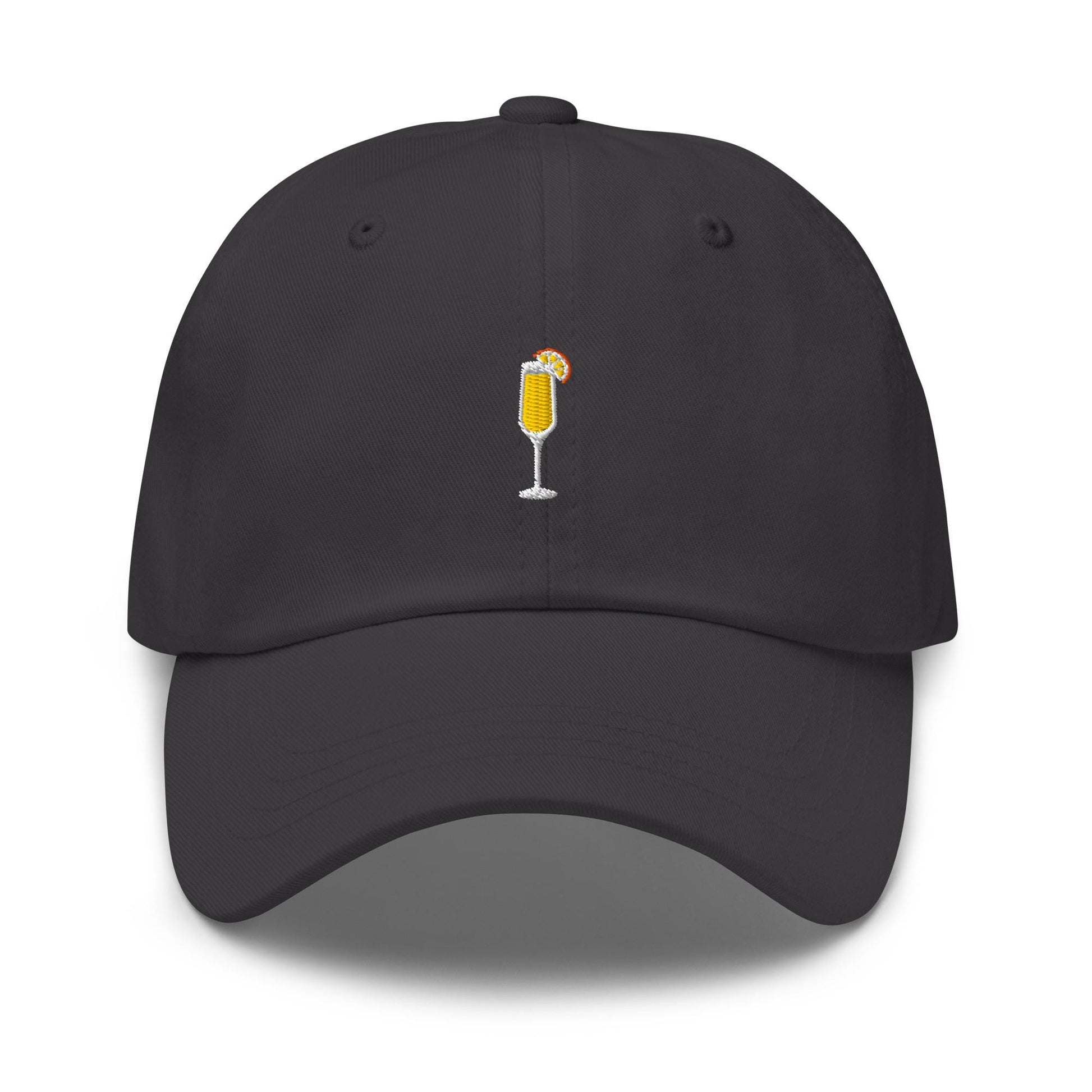 Mimosa Hat - Small Embroidered Brunch Drink Icon - Multiple Color Options - Funny Bachelorette Gift - Aesthetic Cocktail Cap