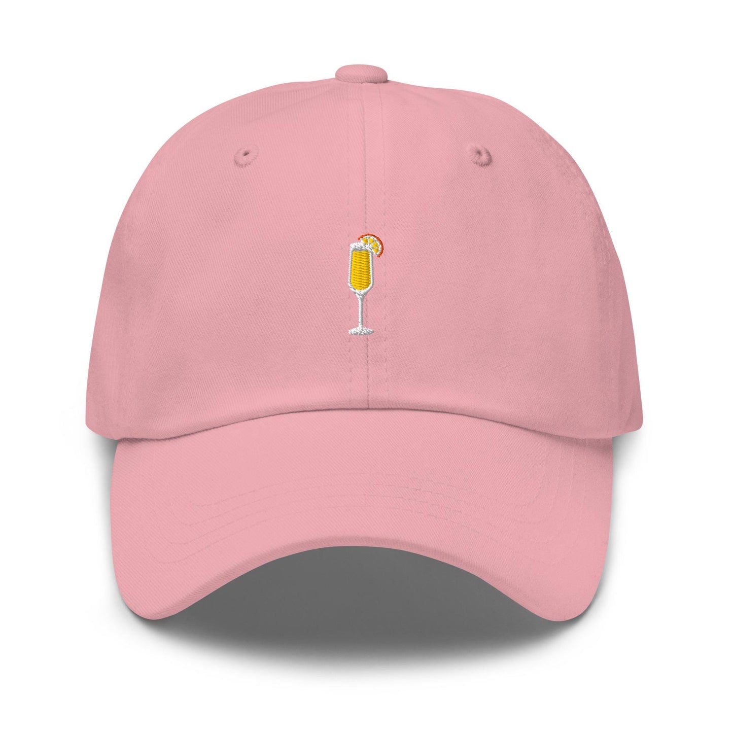 Mimosa Hat - Small Embroidered Brunch Drink Icon - Multiple Color Options - Funny Bachelorette Gift - Aesthetic Cocktail Cap