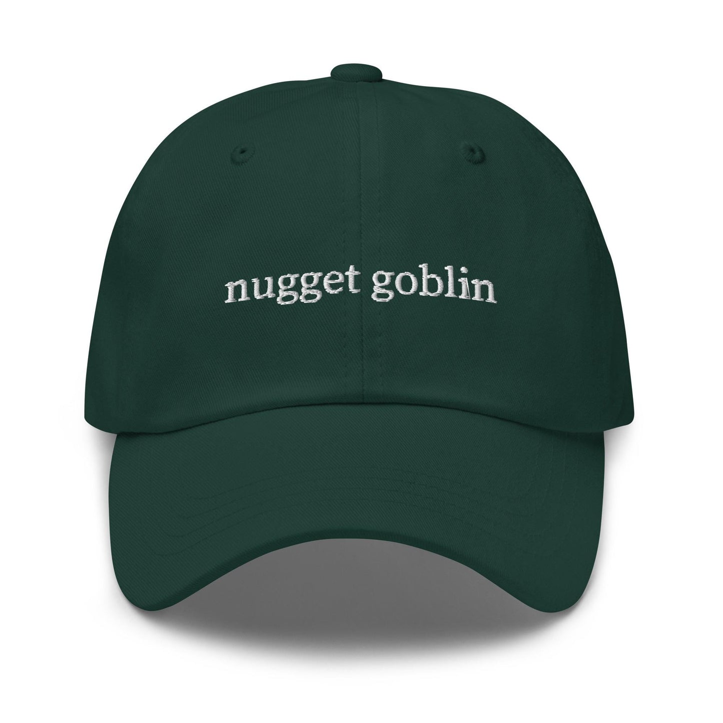 Nugget Goblin Hat - Embroidered Fast Food Meme Cap - Funny Snackcore Gift - Cotton Dad Hat