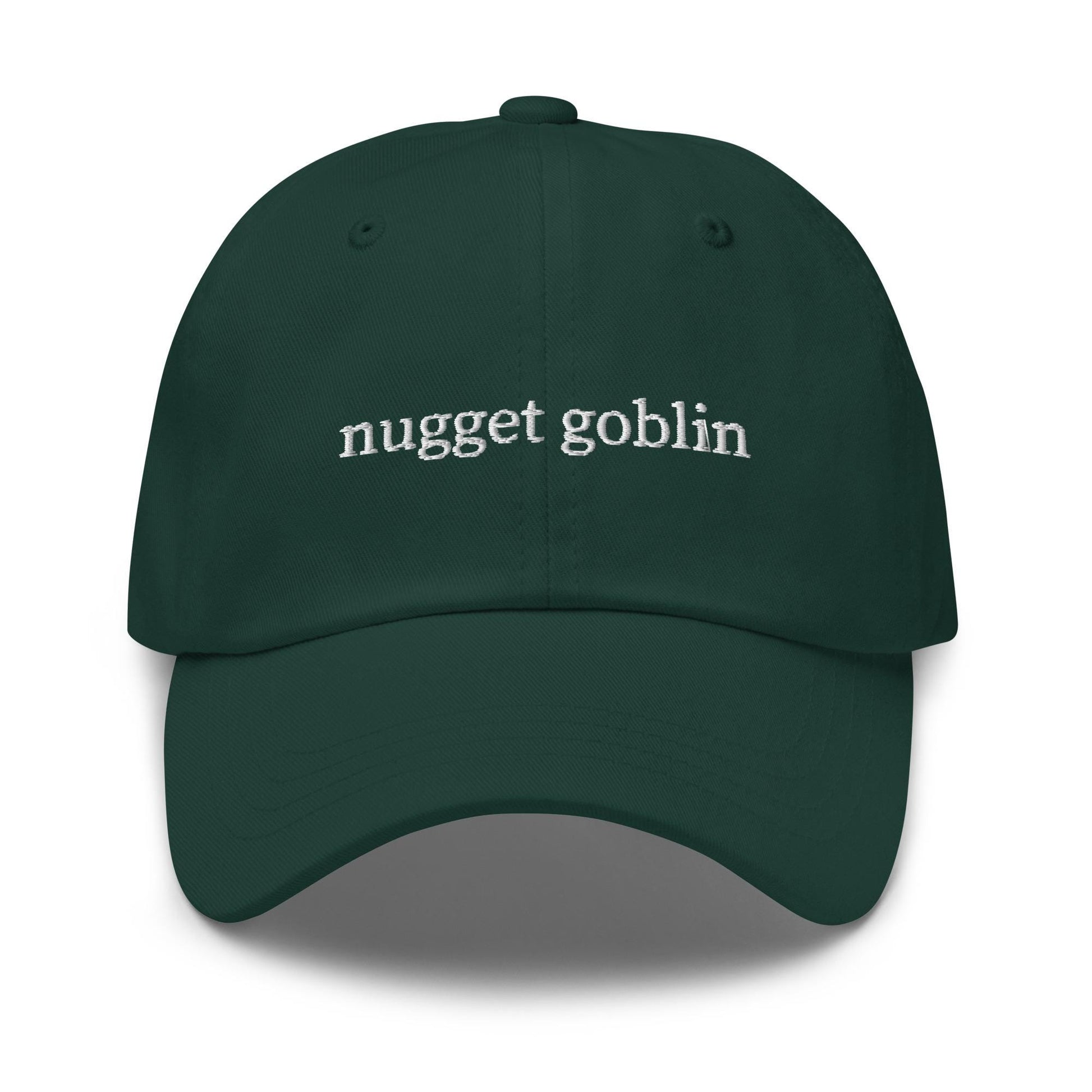 Nugget Goblin Hat - Embroidered Fast Food Meme Cap - Funny Snackcore Gift - Cotton Dad Hat