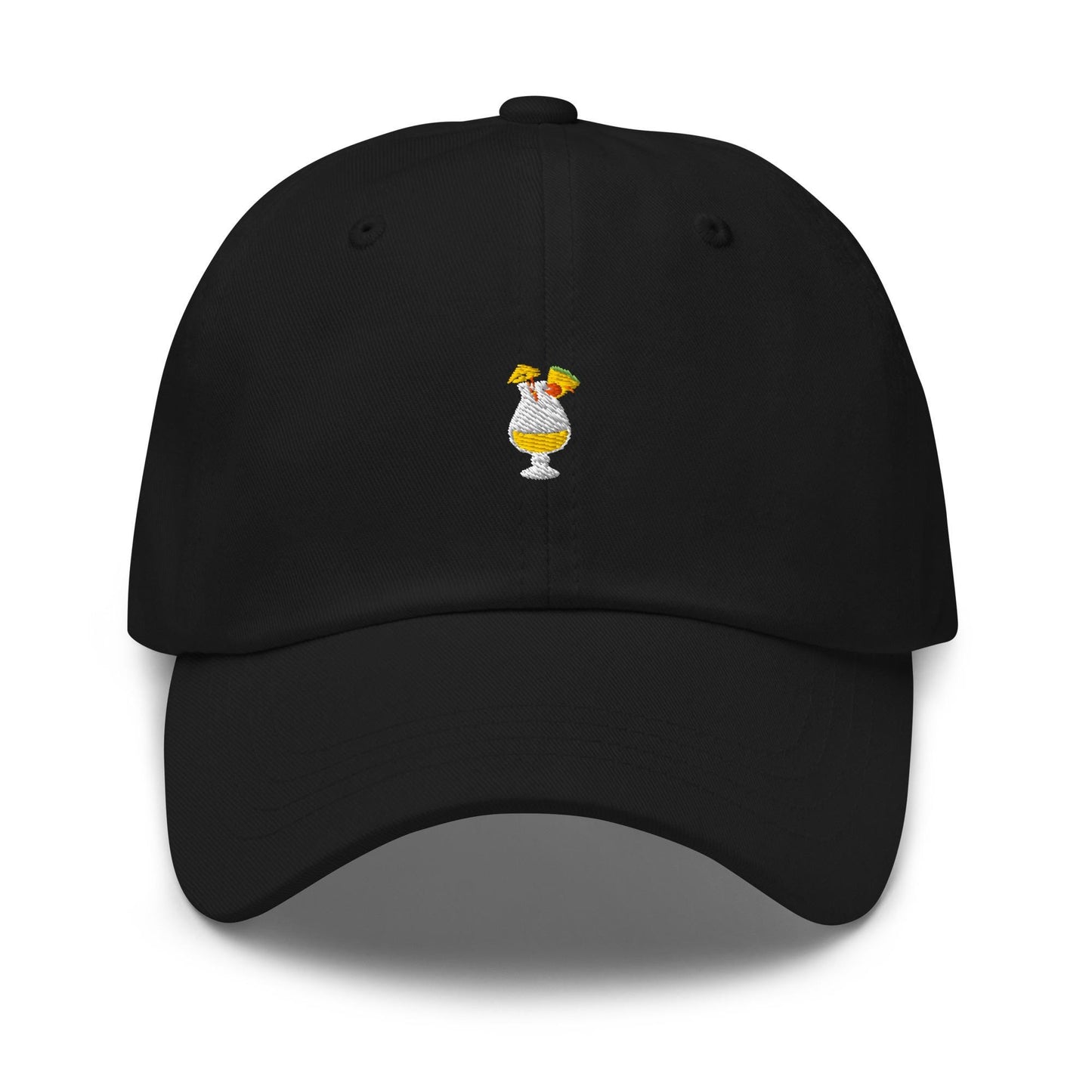 Pina Colada Hat - Embroidered Tropical Drink Cap - Funny Vacationcore Gift - Soft Cocktail Aesthetic