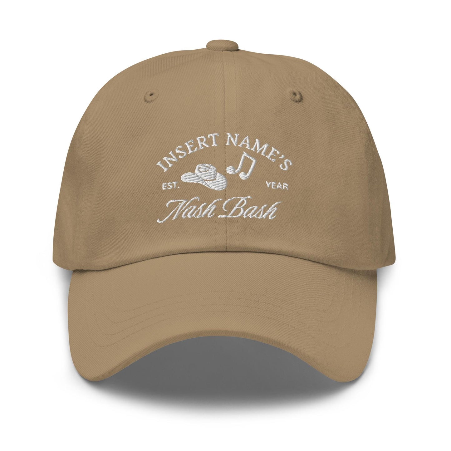 Nash Bash Hat - Custom Nashville Bachelorette Hat - Embroidered Bride Trip Cap with Name and Year