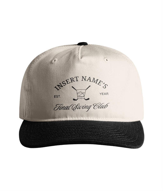 Custom Golf Hat - Personalized Snapback for Golf Trips, Tournaments & Bachelor Parties - Embroidered Group Cap