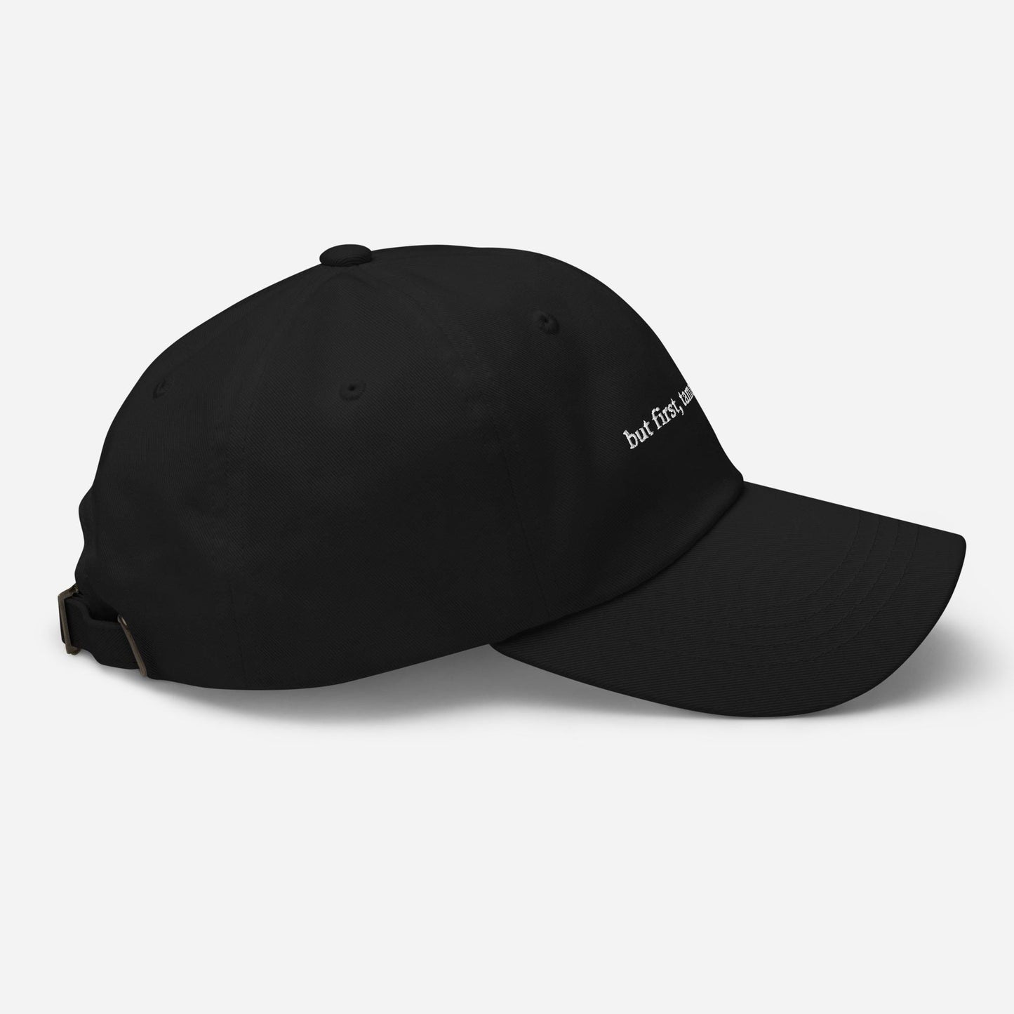 But First, Tamago Sando Hat – Embroidered Egg Sandwich Lover Cap – Cotton Dad Hat