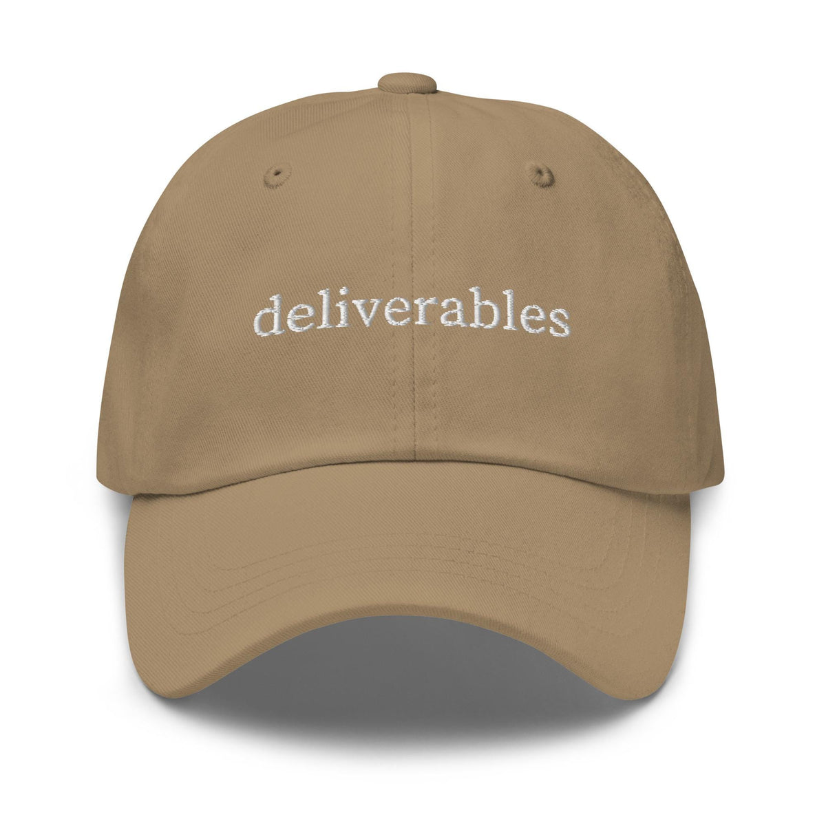 Deliverables Dad Hat – Embroidered Workwear-Inspired Cap for Project People