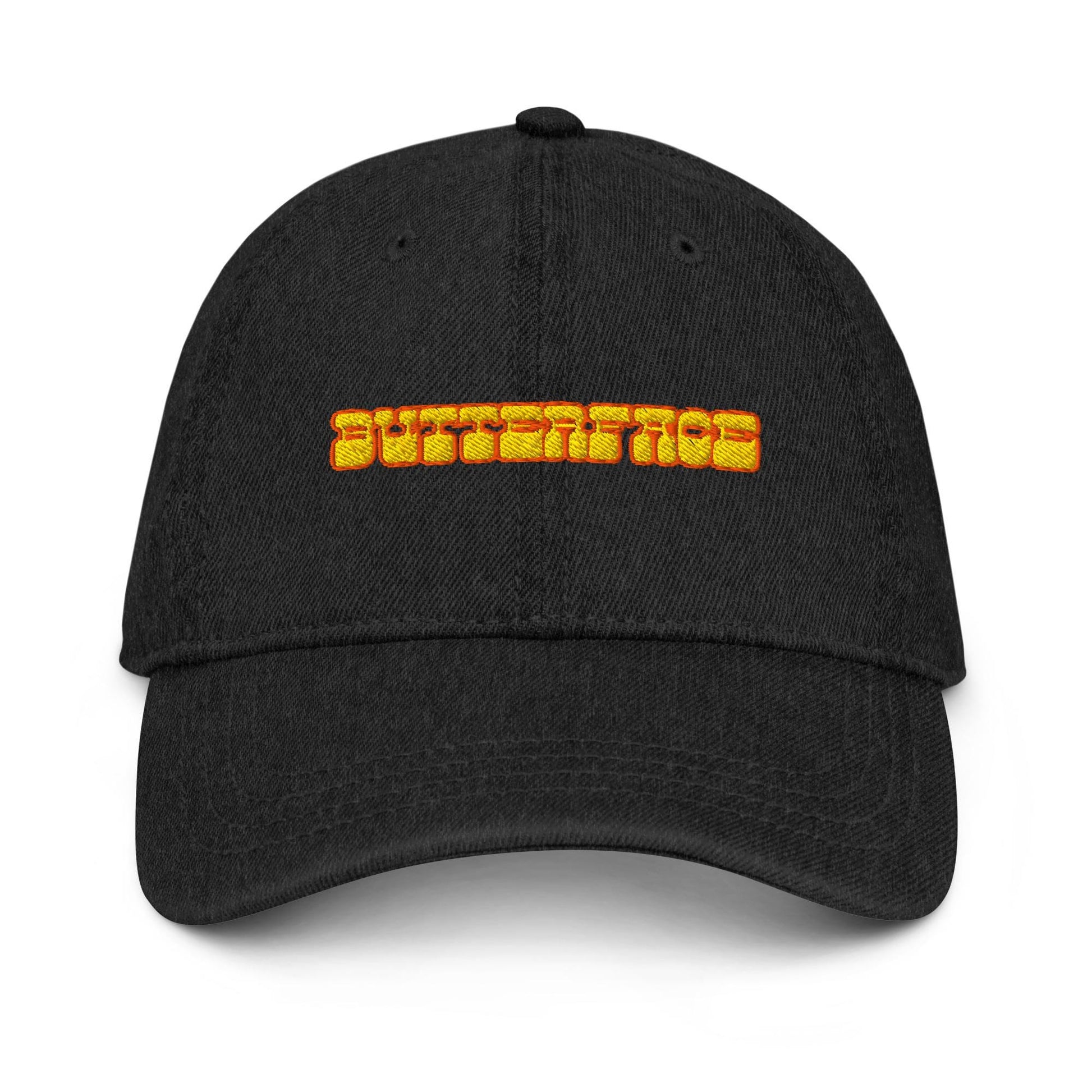 Butterface Dad Hat – Embroidered Bold Serif Hat for Ironic Foodie Girls and Snack Culture Icons