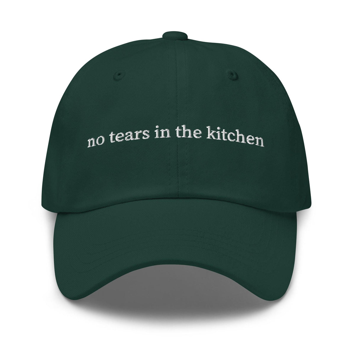 No Tears in the Kitchen – Embroidered Chef Hat for Culinary Girlies, Food Lovers & Emotional Chefs